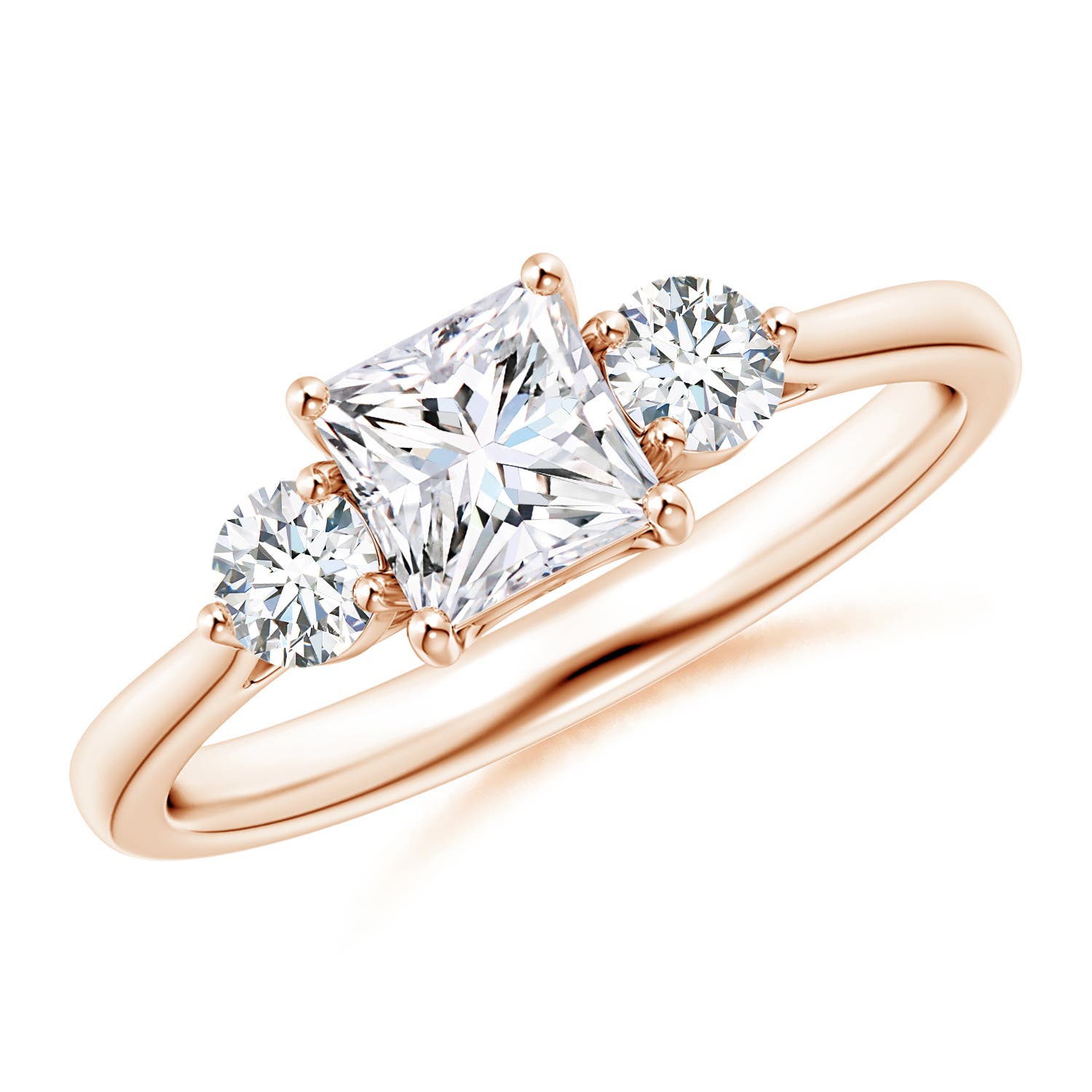 G, VS2 / 0.99 CT / 14 KT Rose Gold