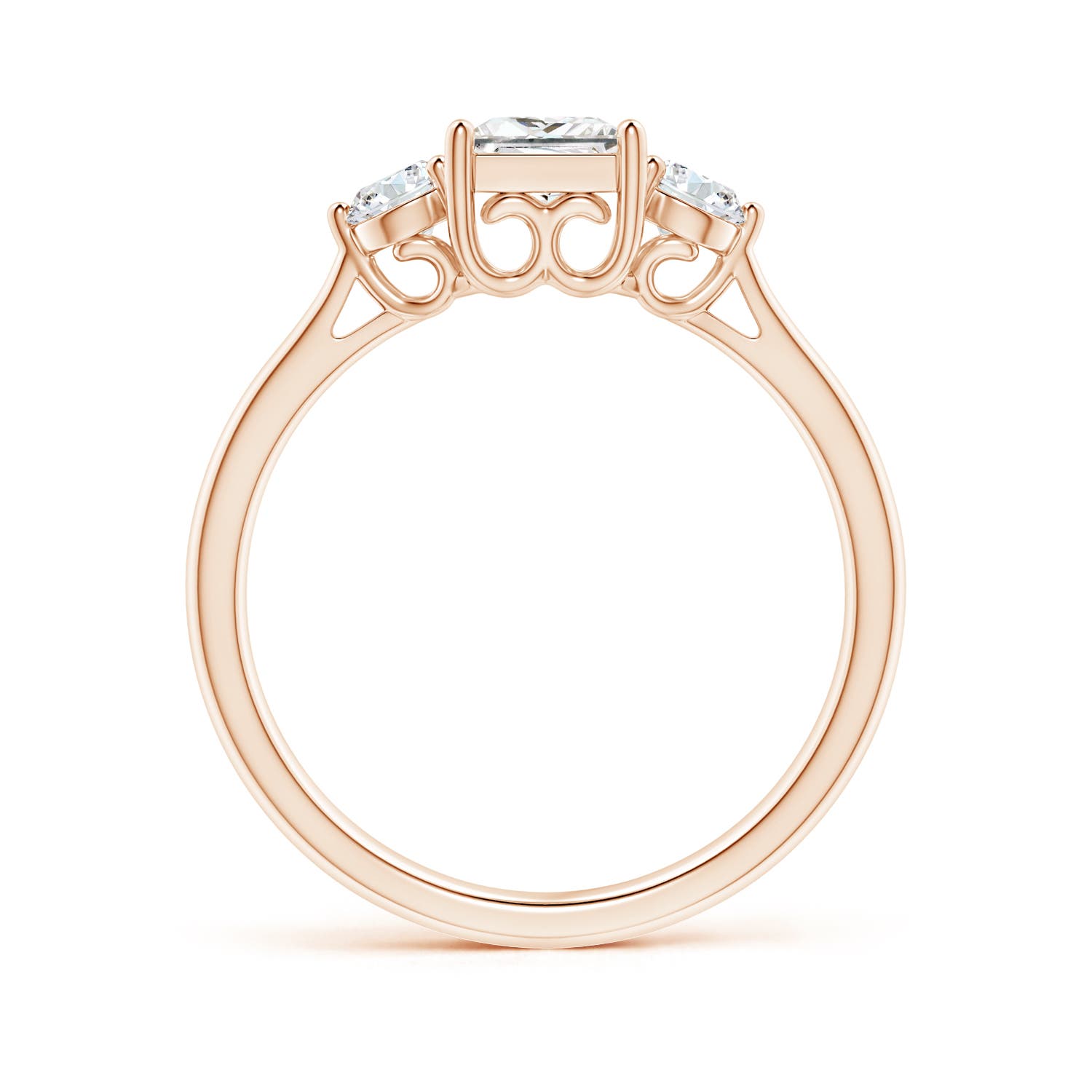 G, VS2 / 0.99 CT / 14 KT Rose Gold