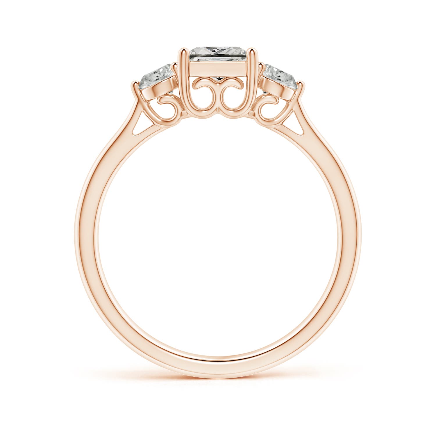 K, I3 / 0.99 CT / 14 KT Rose Gold