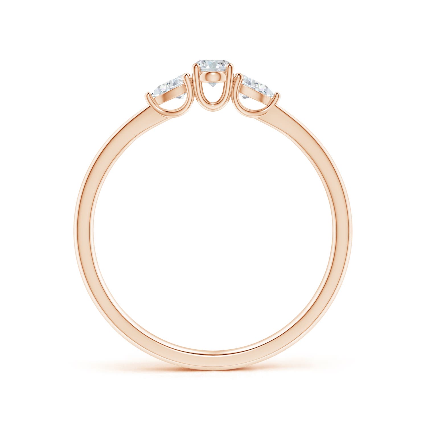 G, VS2 / 0.22 CT / 14 KT Rose Gold