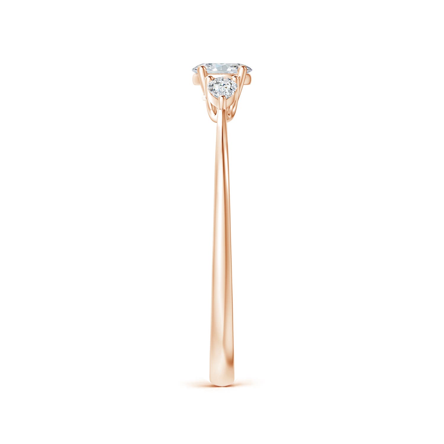 G, VS2 / 0.22 CT / 14 KT Rose Gold