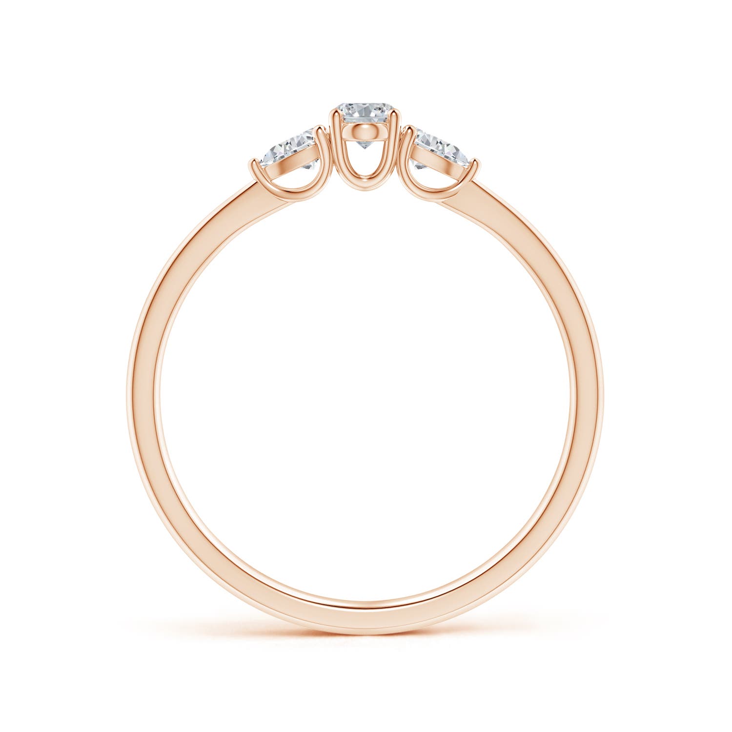 H, SI2 / 0.22 CT / 14 KT Rose Gold