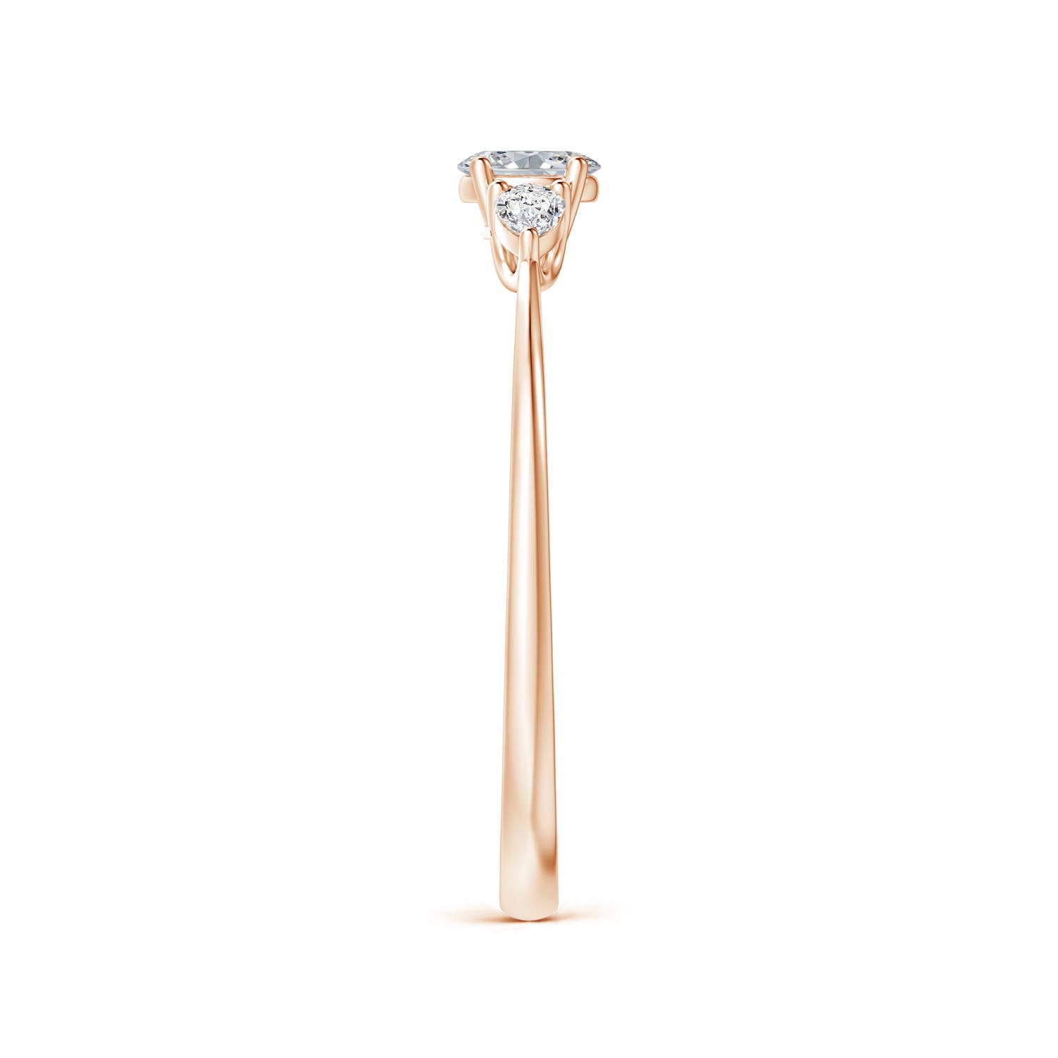 H, SI2 / 0.22 CT / 14 KT Rose Gold