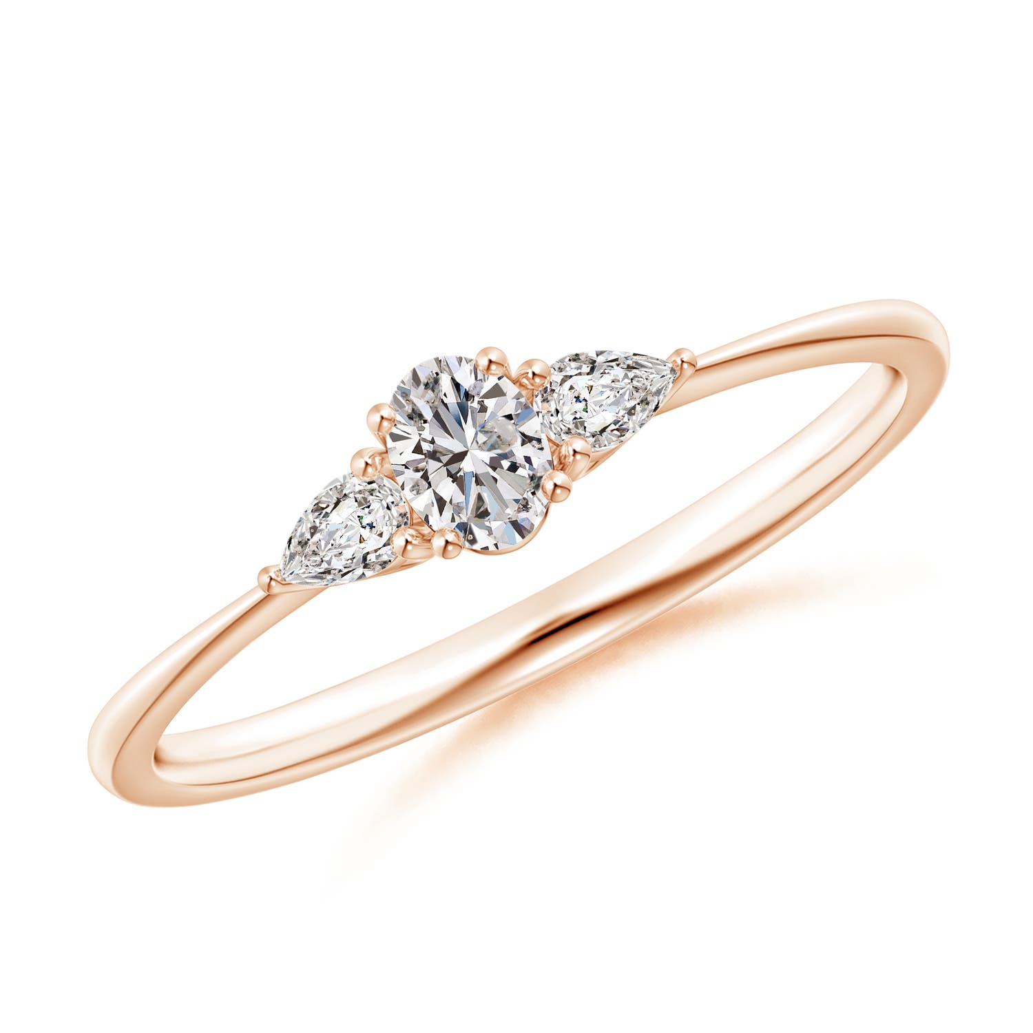 I-J, I1-I2 / 0.22 CT / 14 KT Rose Gold