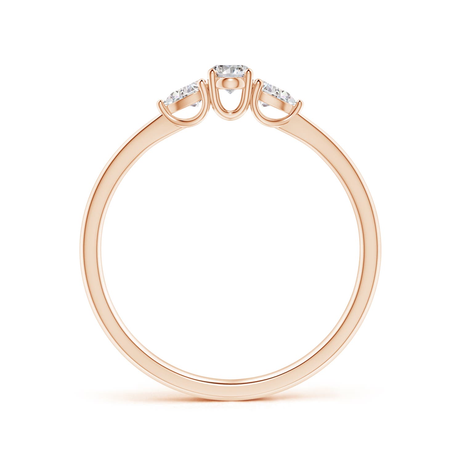 I-J, I1-I2 / 0.22 CT / 14 KT Rose Gold