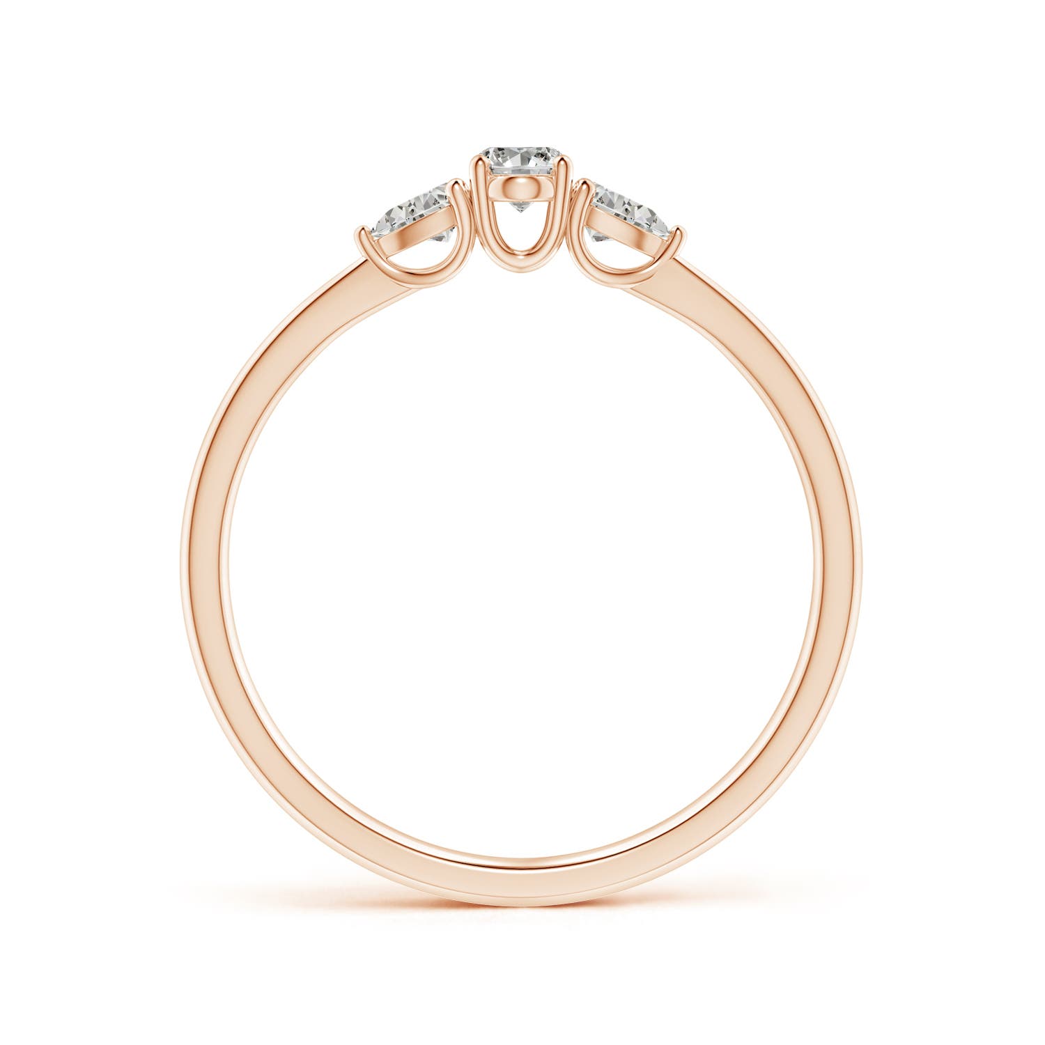 K, I3 / 0.22 CT / 14 KT Rose Gold