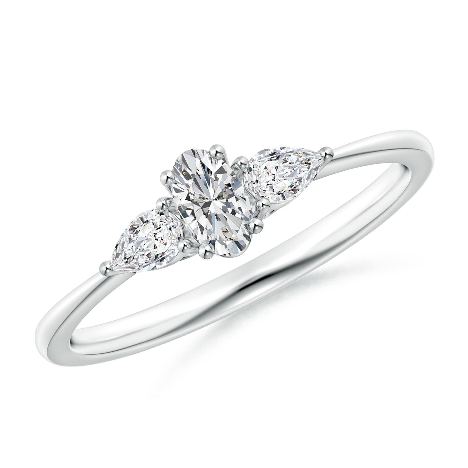 H, SI2 / 0.57 CT / 14 KT White Gold