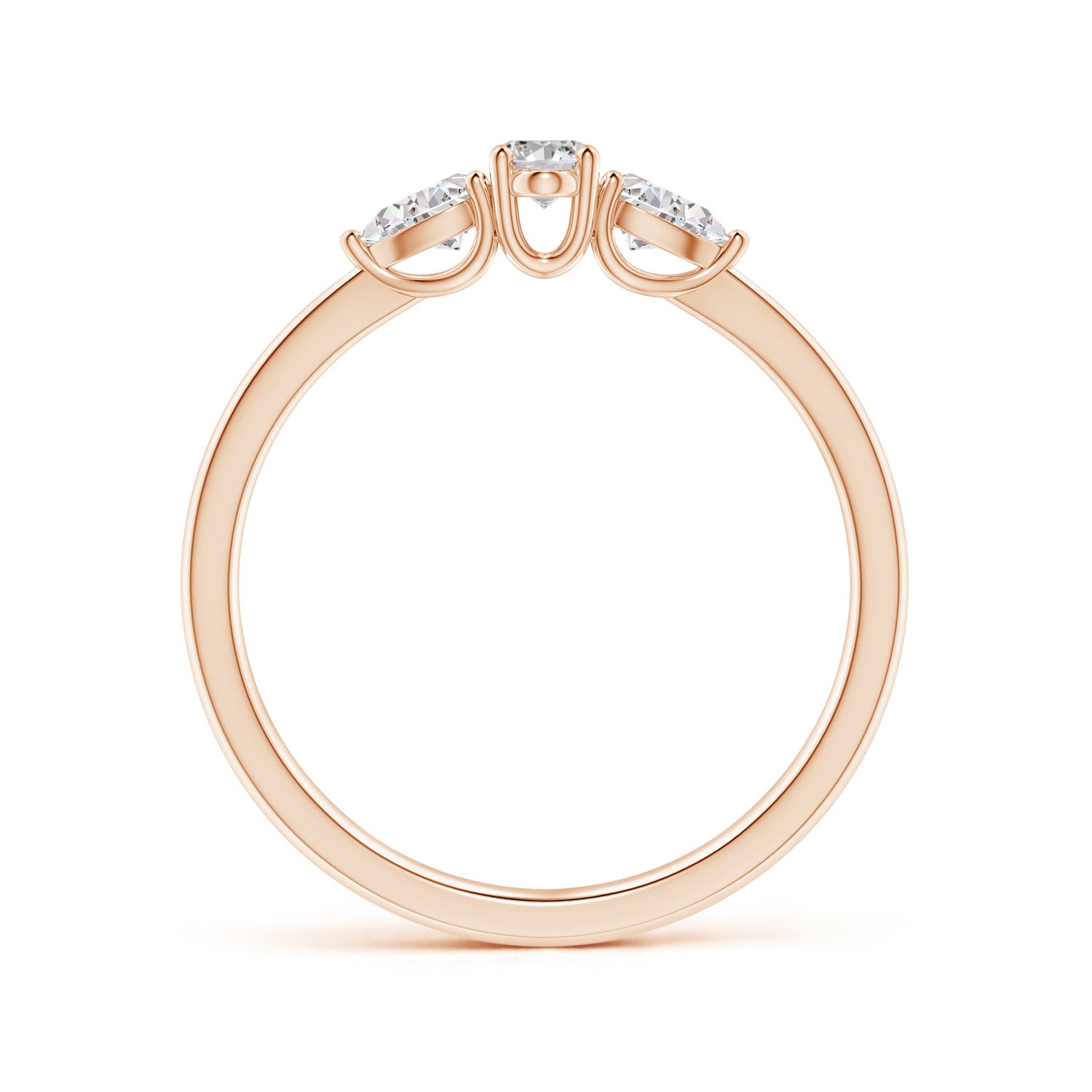 I-J, I1-I2 / 0.57 CT / 14 KT Rose Gold