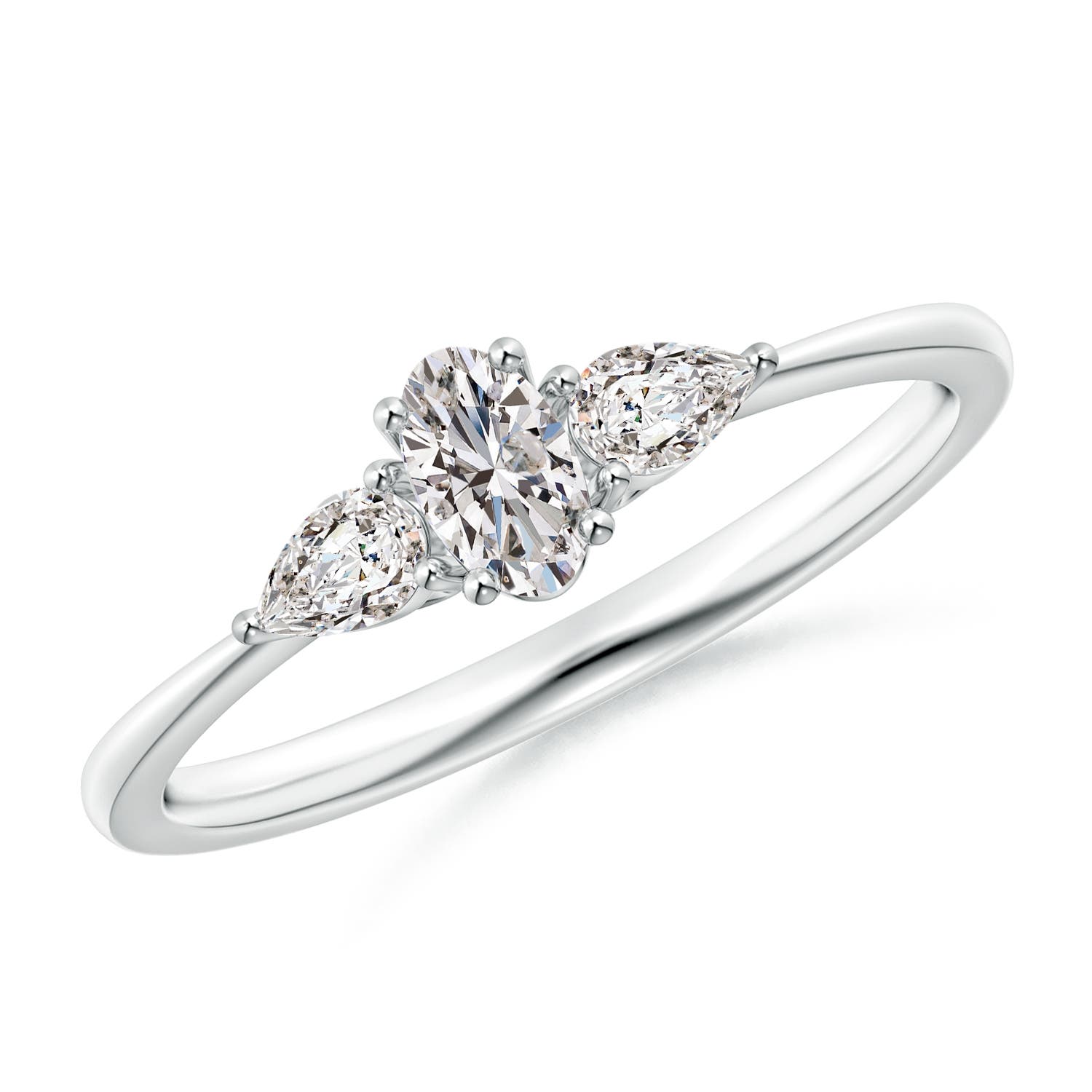 I-J, I1-I2 / 0.57 CT / 14 KT White Gold