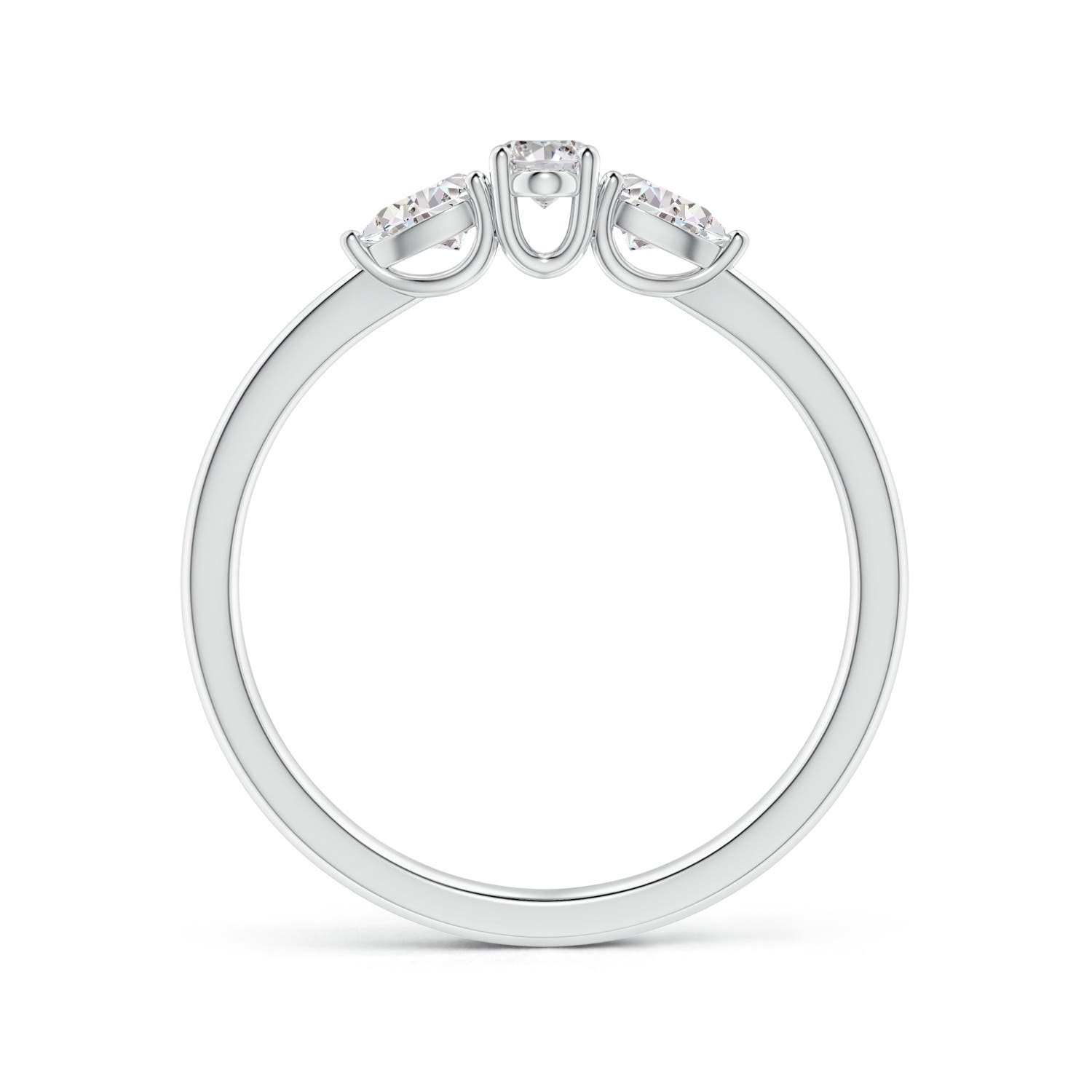 I-J, I1-I2 / 0.57 CT / 14 KT White Gold