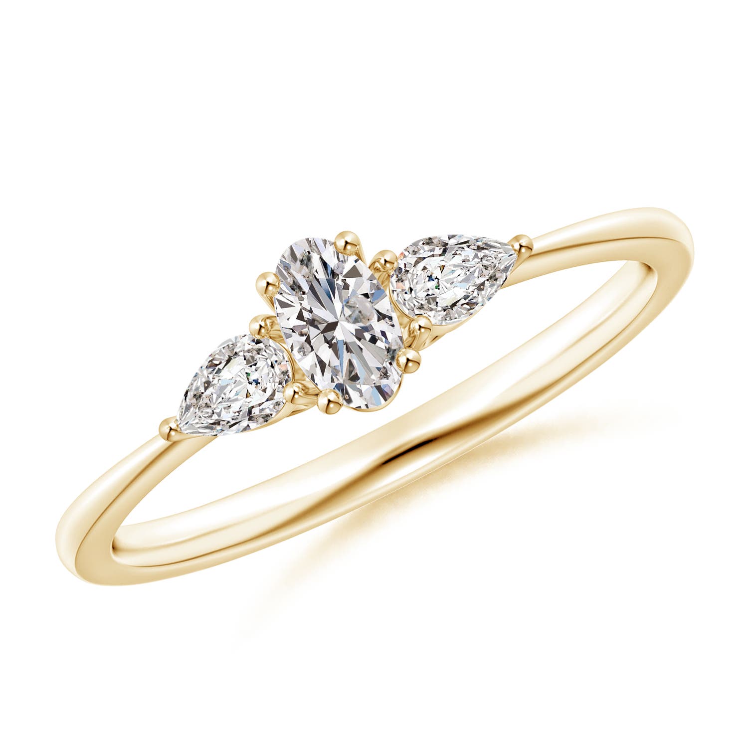 I-J, I1-I2 / 0.57 CT / 14 KT Yellow Gold