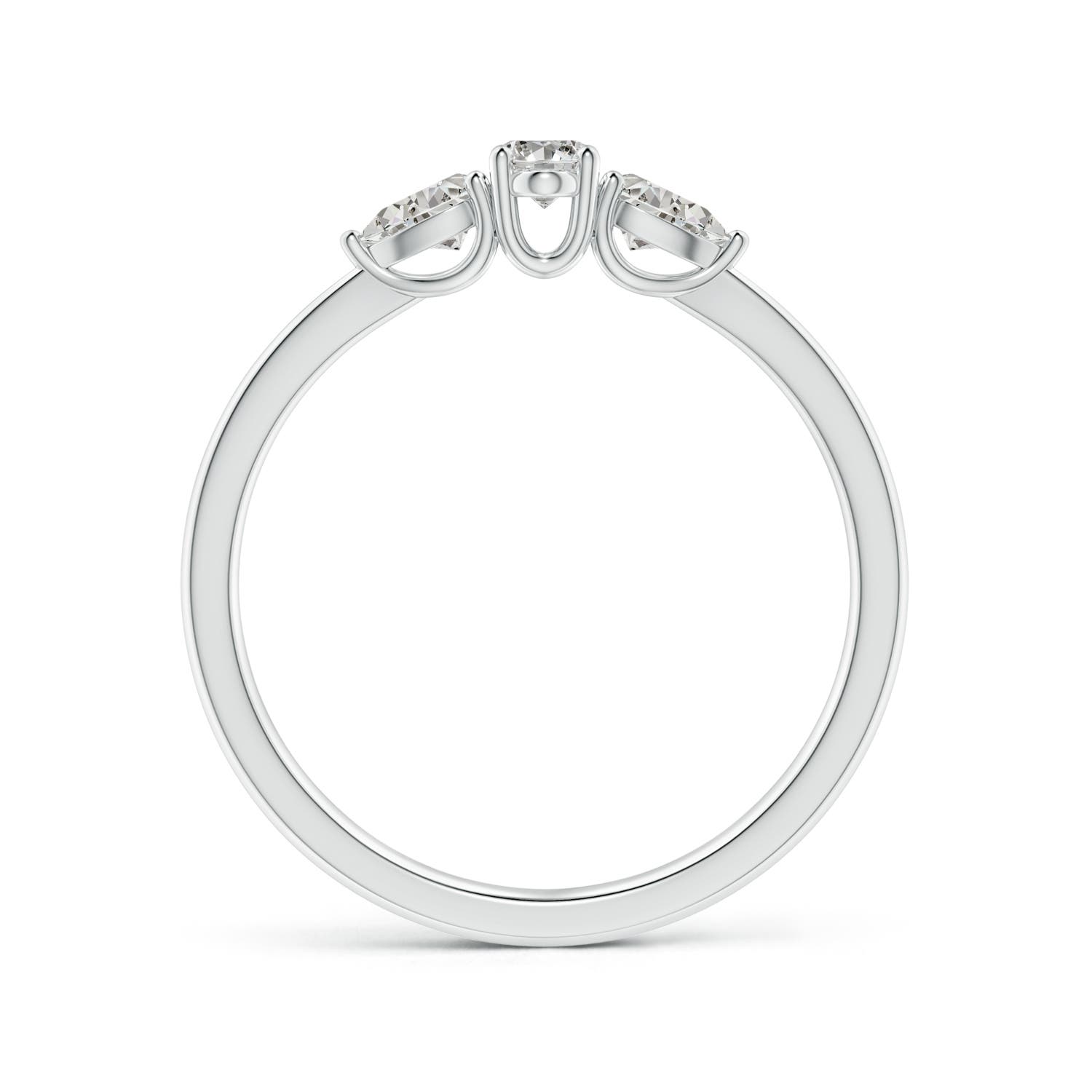 K, I3 / 0.57 CT / 14 KT White Gold