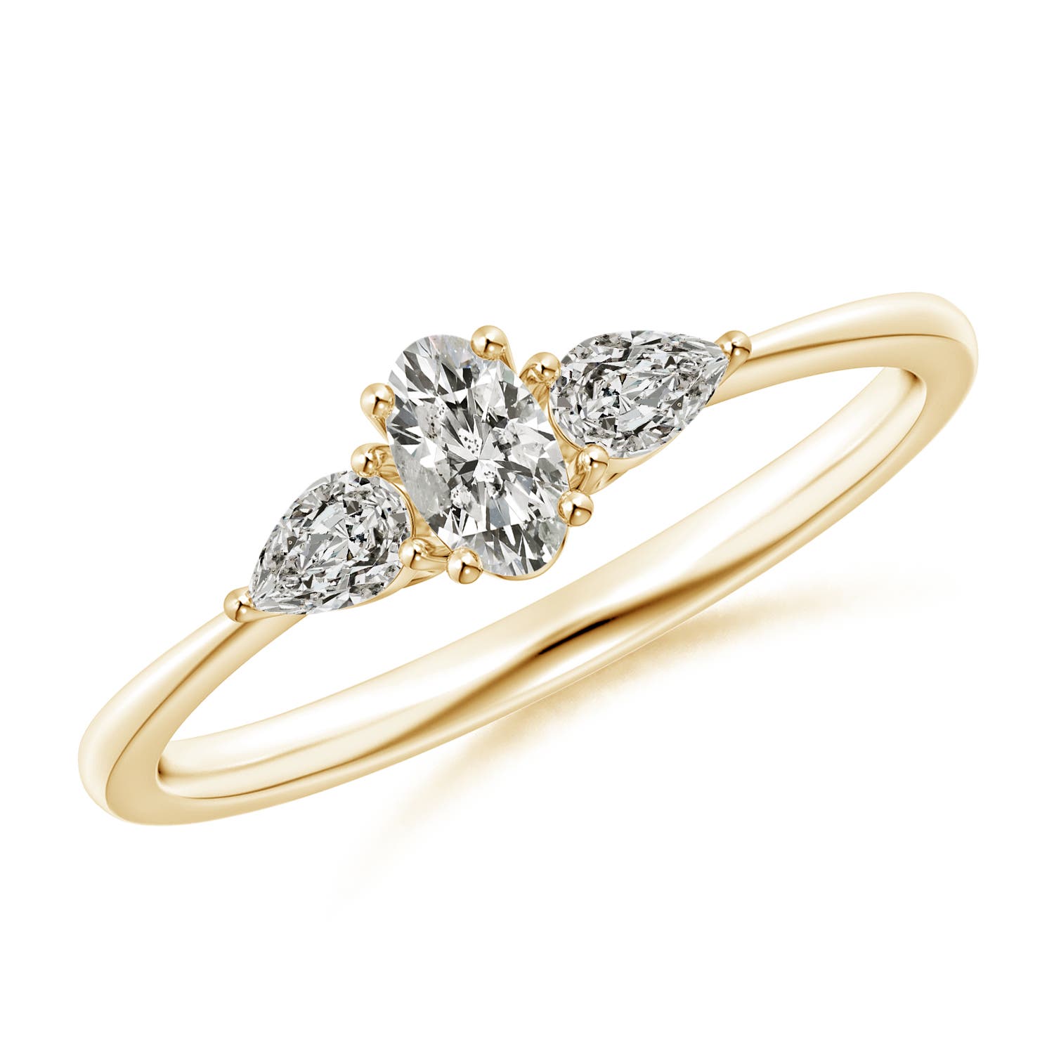 K, I3 / 0.57 CT / 14 KT Yellow Gold