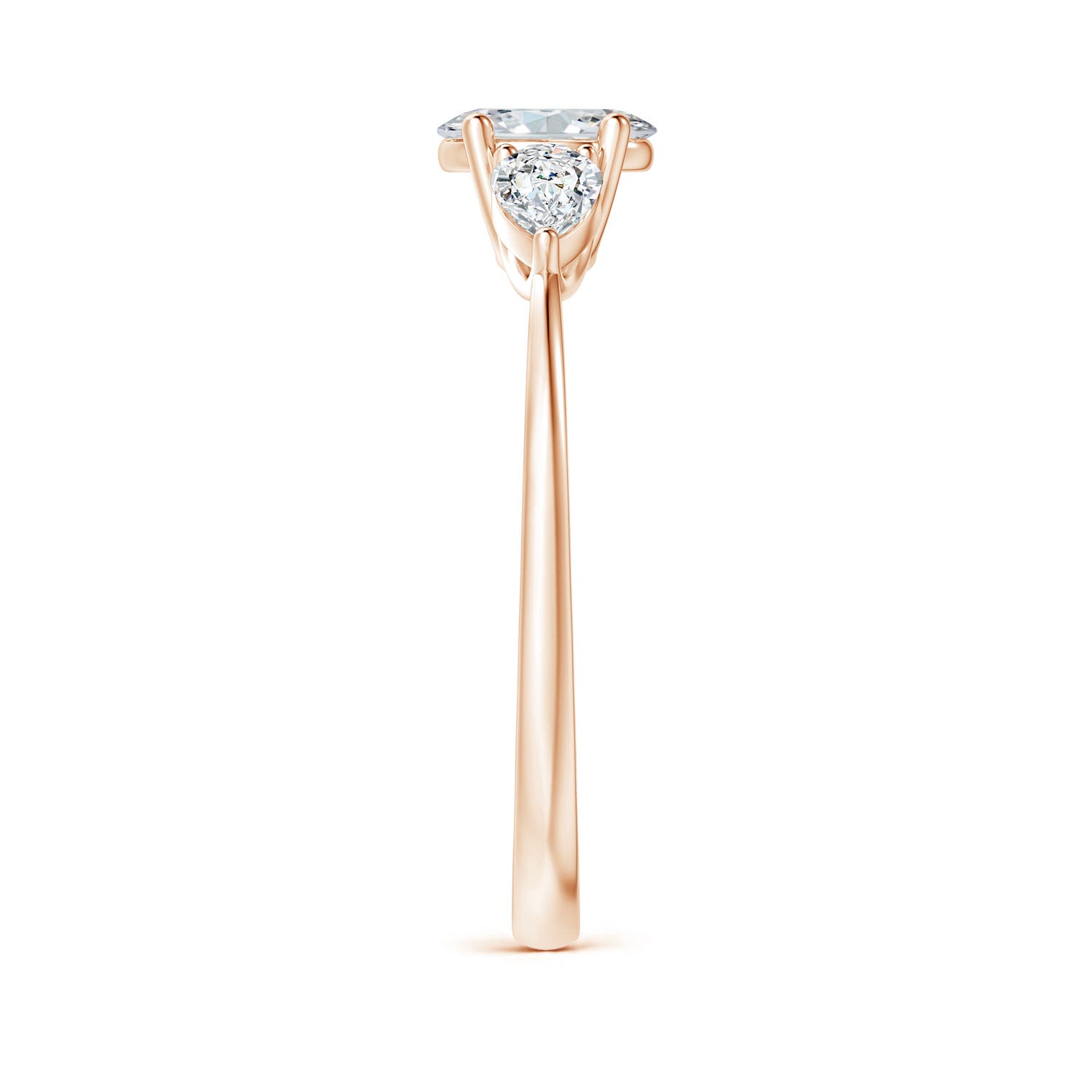 G, VS2 / 0.83 CT / 14 KT Rose Gold