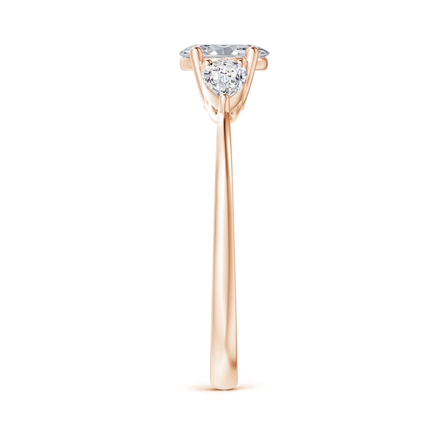 H, SI2 / 0.83 CT / 14 KT Rose Gold