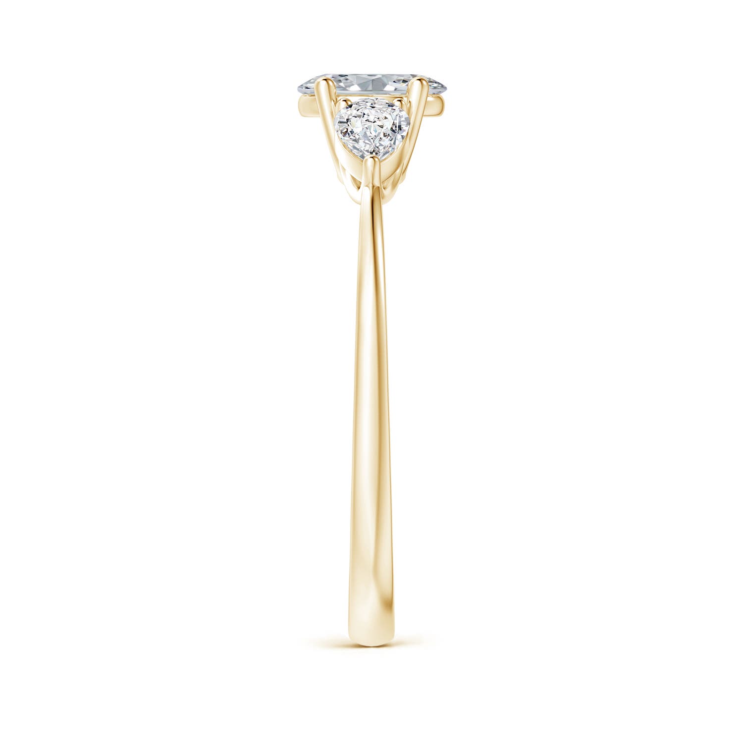 H, SI2 / 0.83 CT / 14 KT Yellow Gold