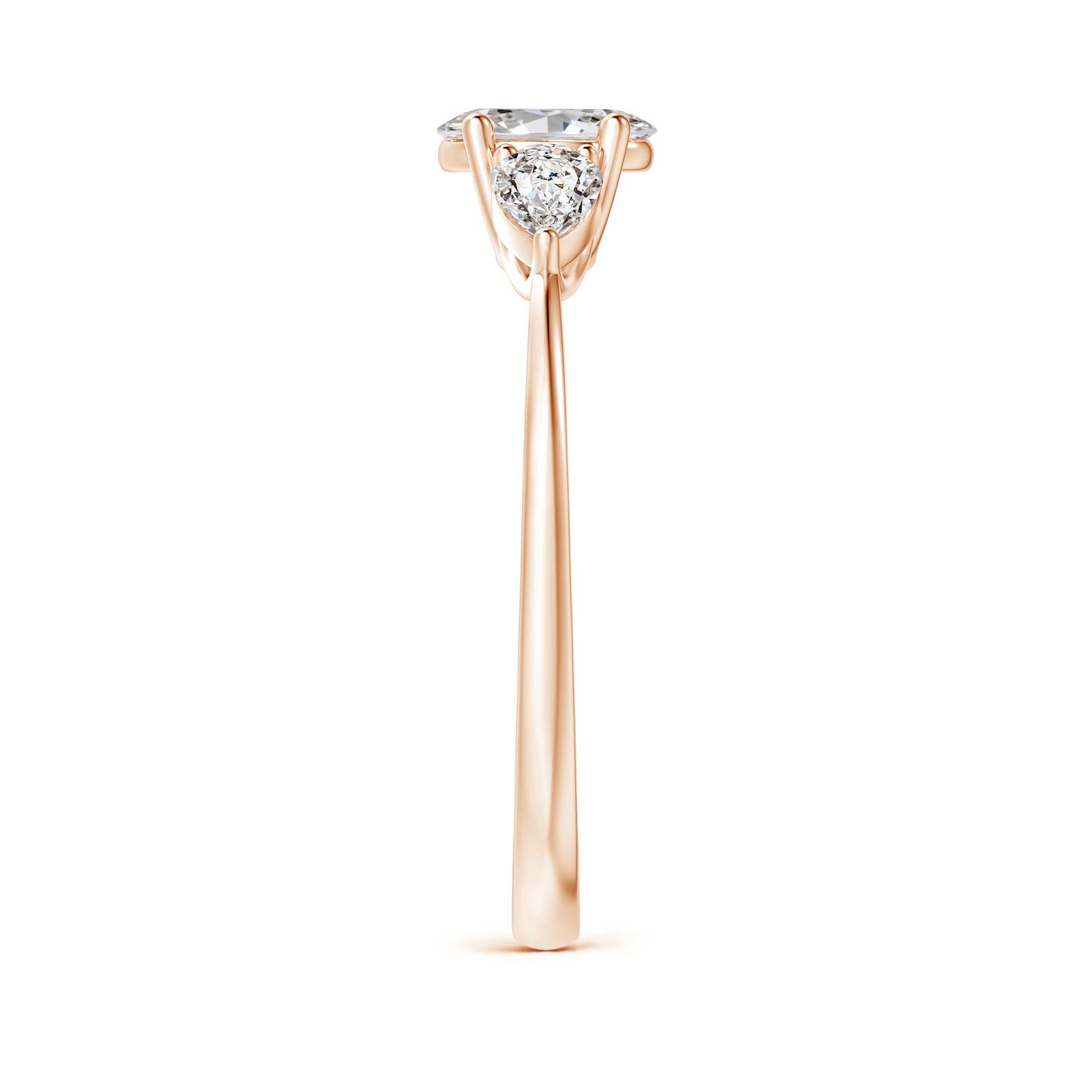 I-J, I1-I2 / 0.83 CT / 14 KT Rose Gold