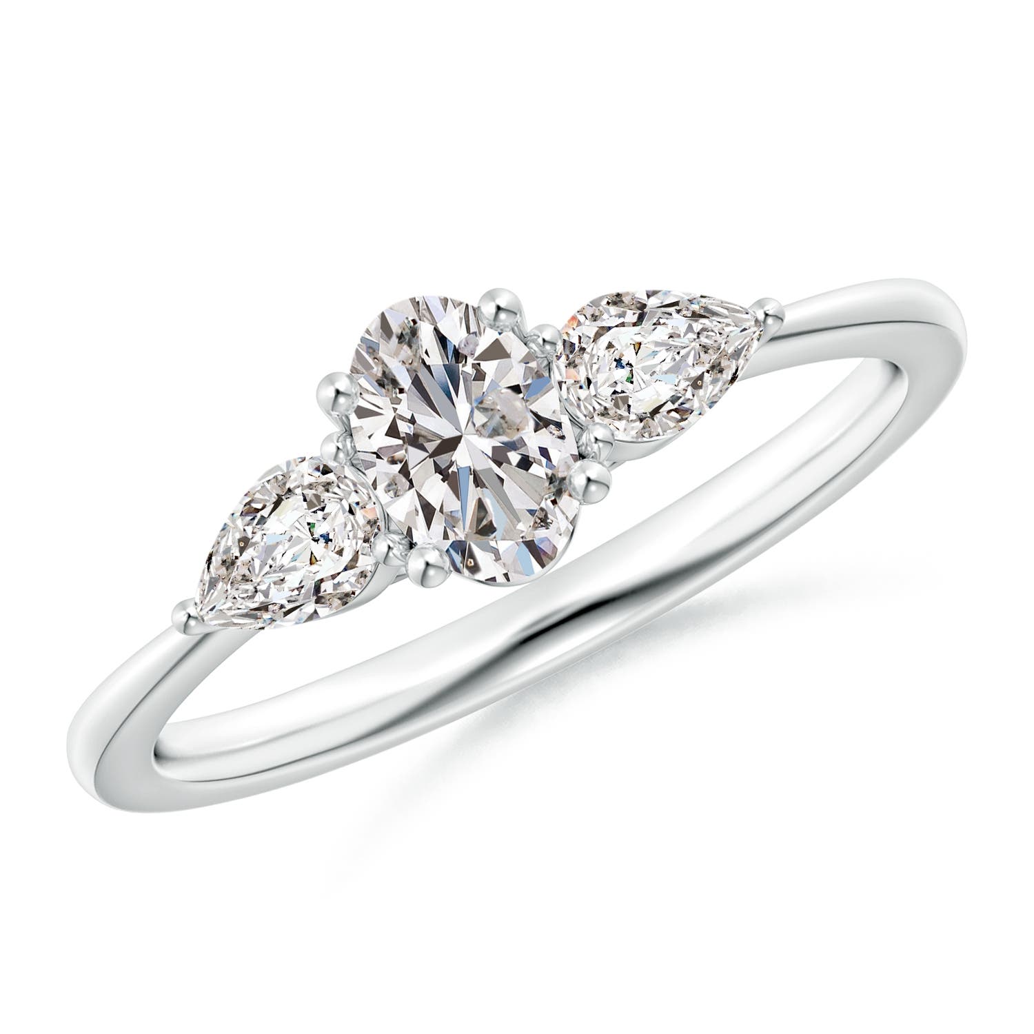 I-J, I1-I2 / 0.83 CT / 14 KT White Gold