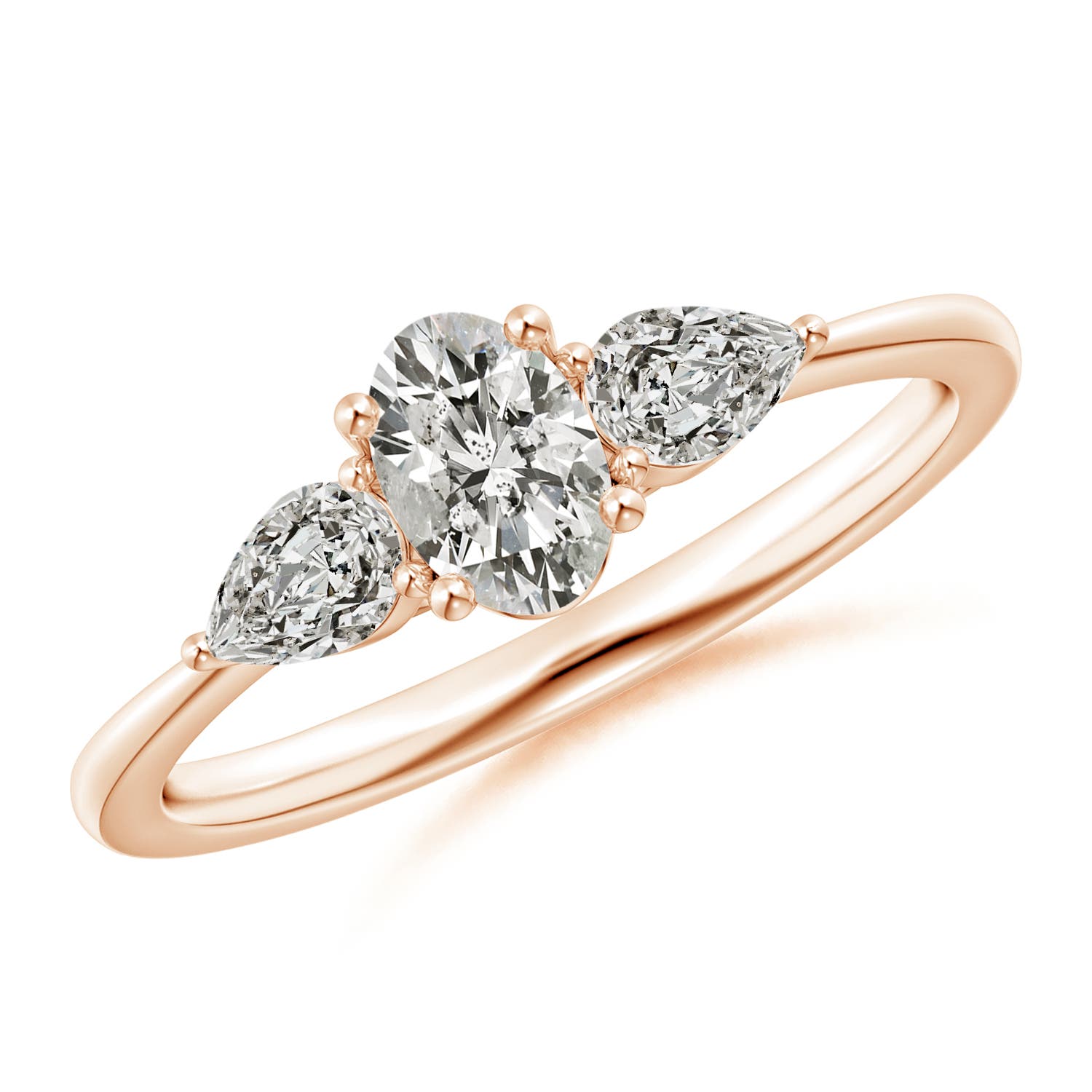 K, I3 / 0.83 CT / 14 KT Rose Gold