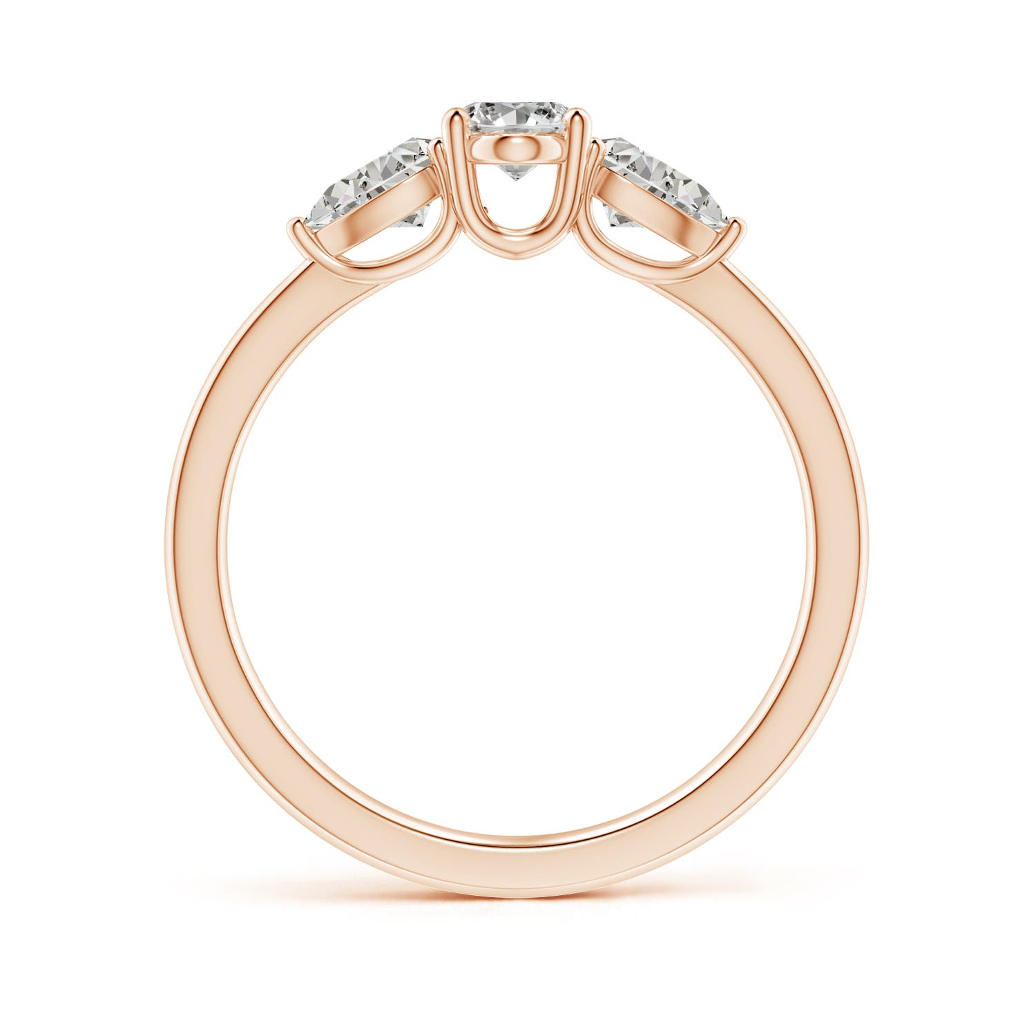 K, I3 / 0.83 CT / 14 KT Rose Gold