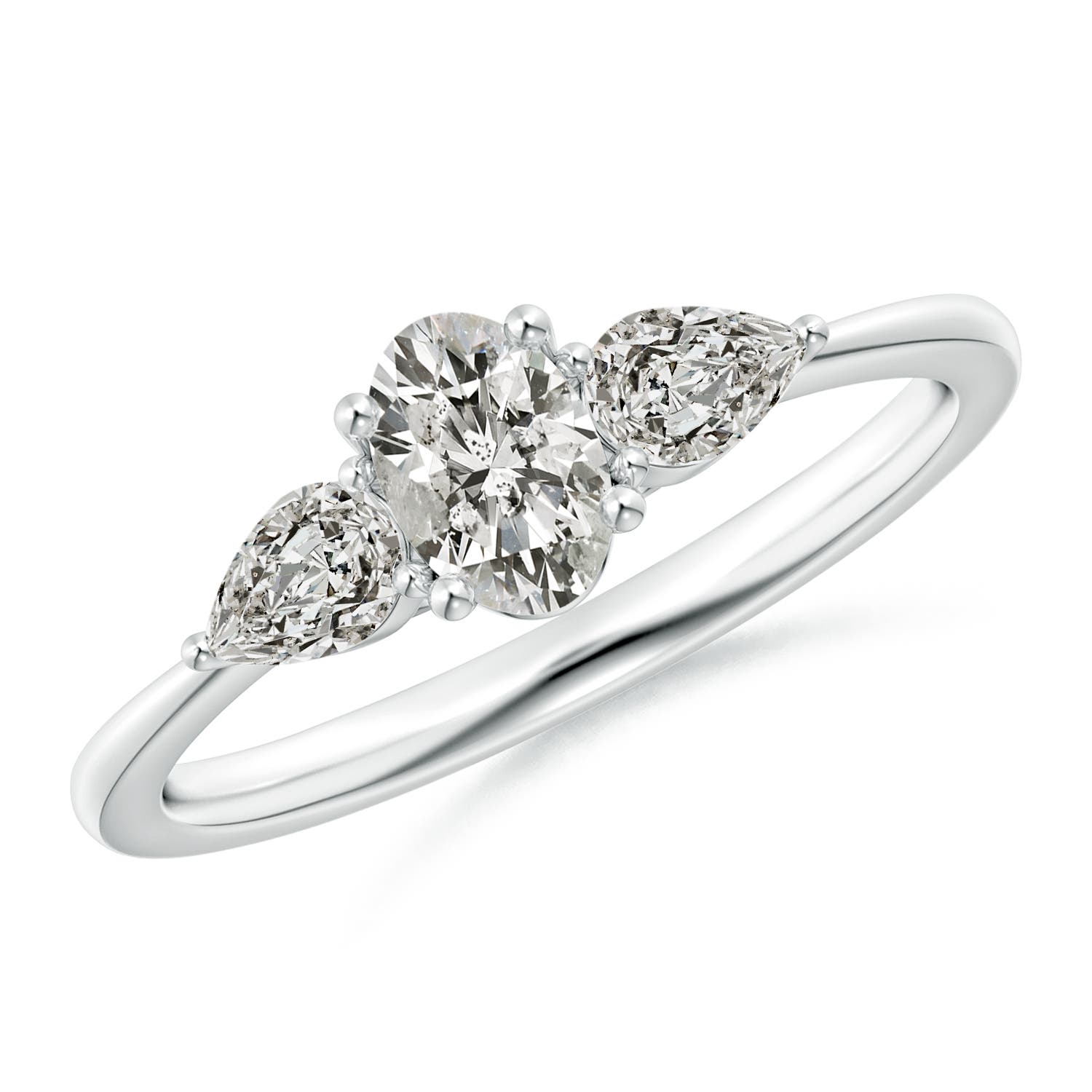 K, I3 / 0.83 CT / 14 KT White Gold