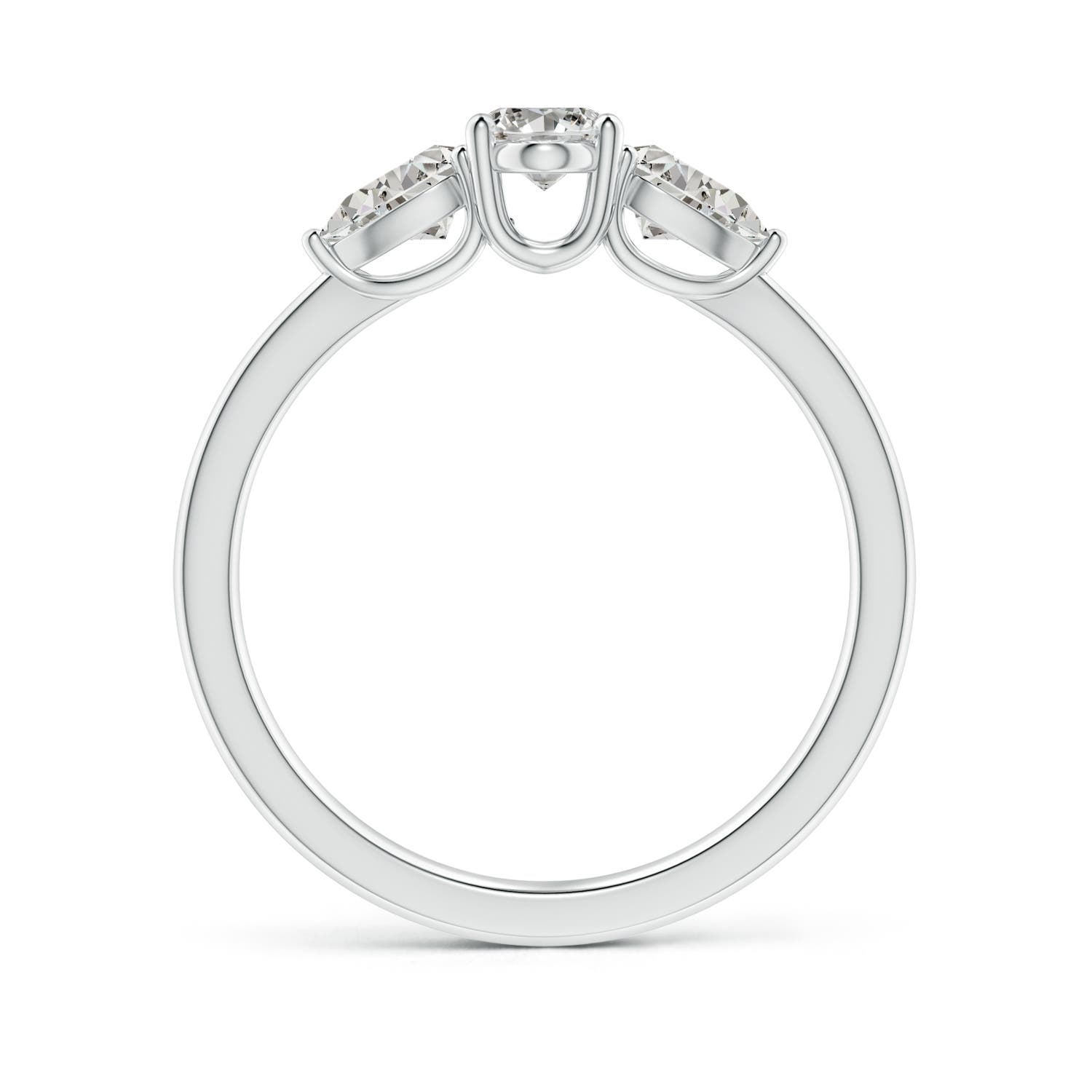 K, I3 / 0.83 CT / 14 KT White Gold