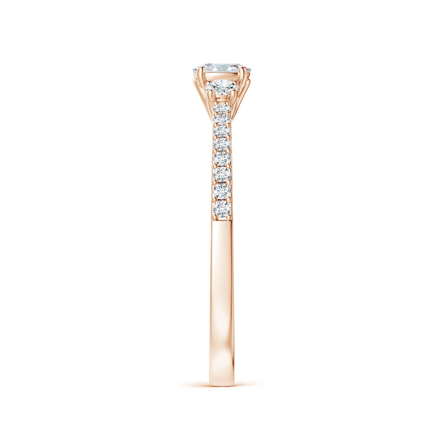 F-G, VS / 0.32 CT / 14 KT Rose Gold