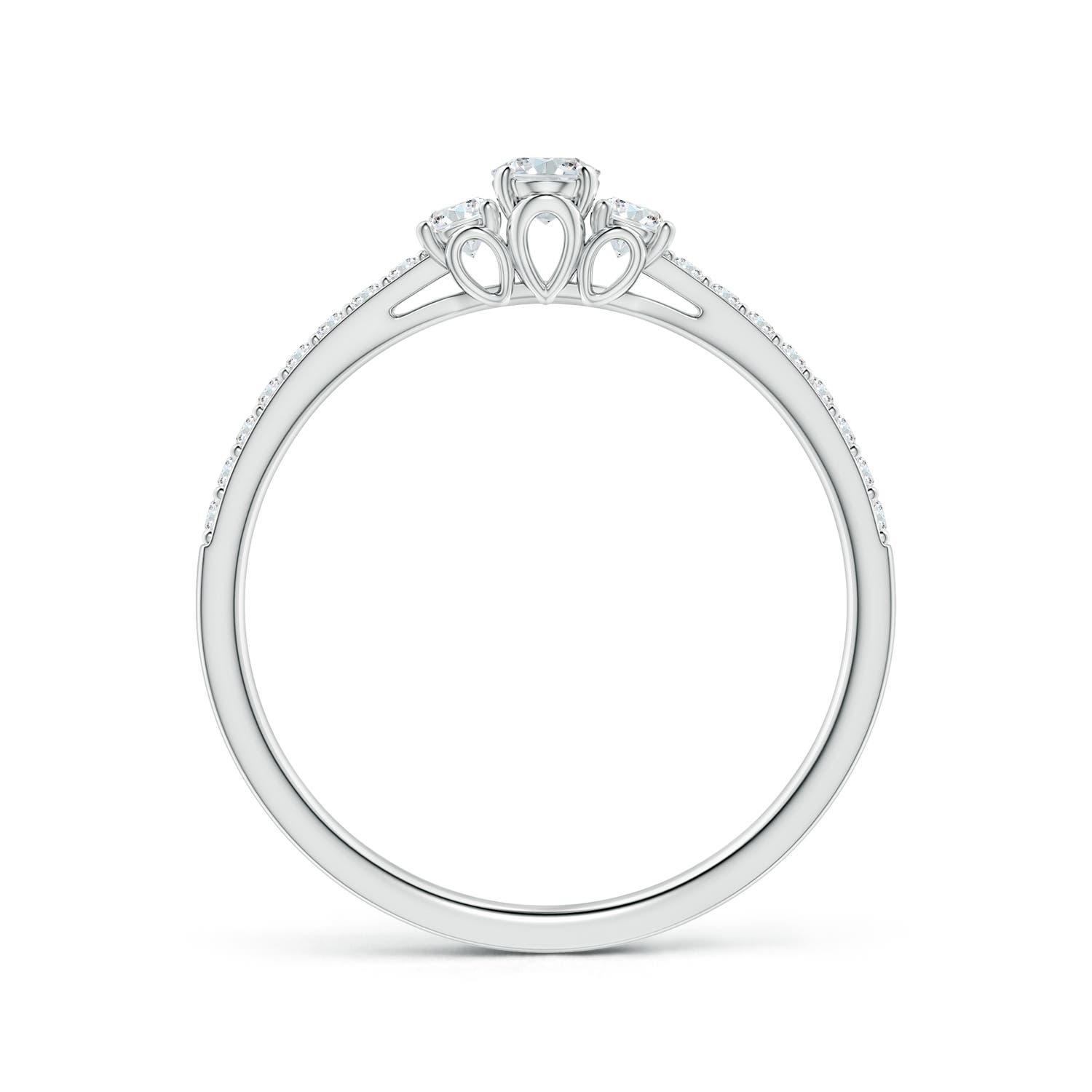 F-G, VS / 0.32 CT / 14 KT White Gold