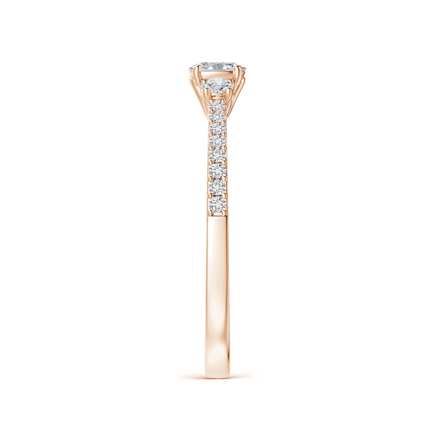 H, SI2 / 0.32 CT / 14 KT Rose Gold