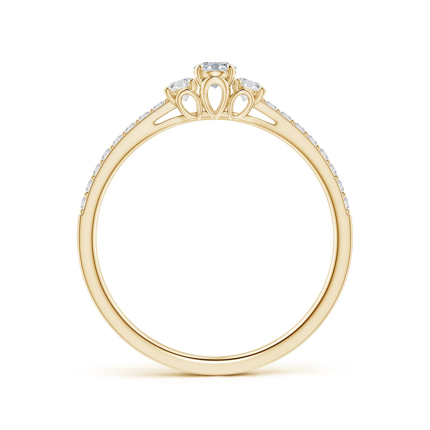 H, SI2 / 0.32 CT / 14 KT Yellow Gold