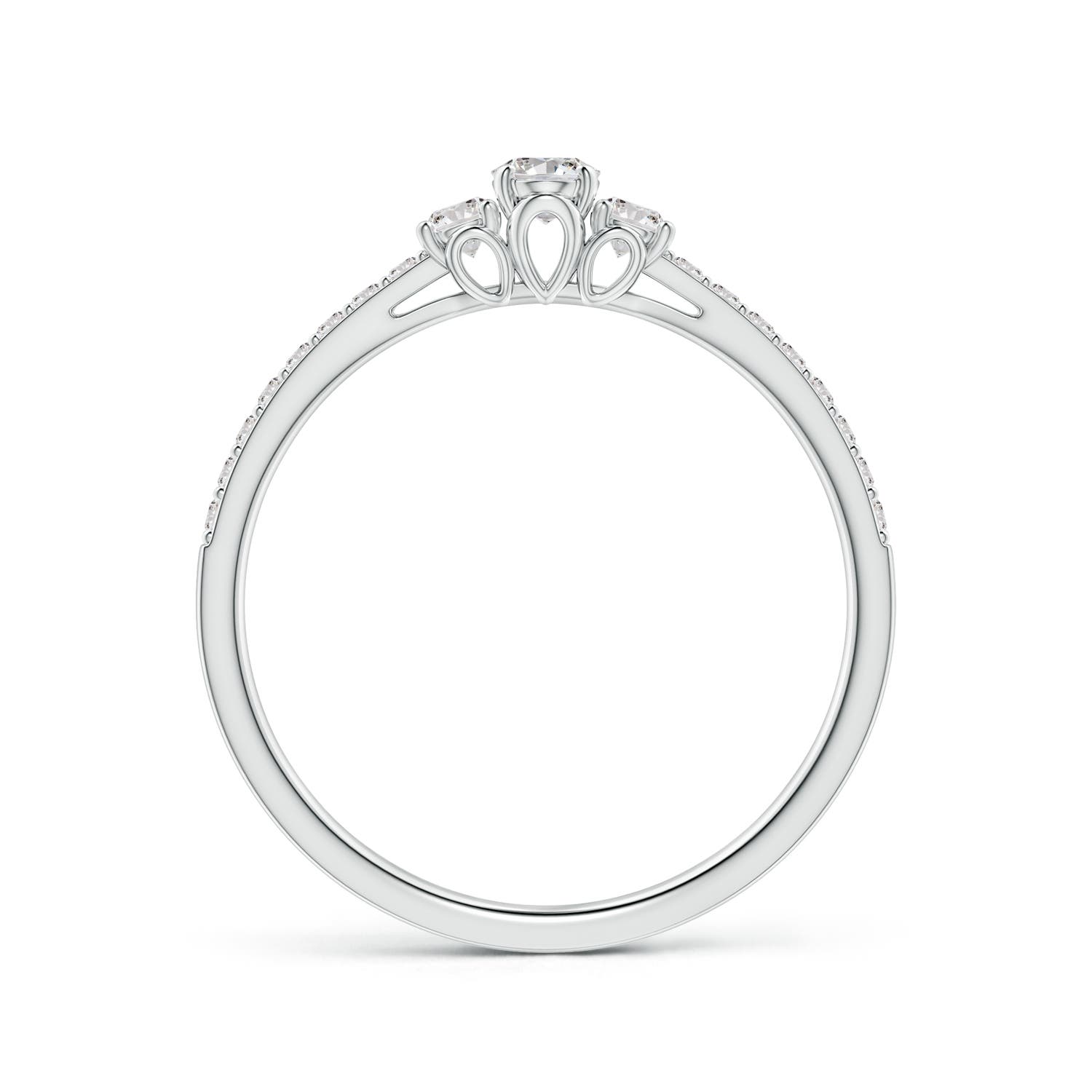 I-J, I1-I2 / 0.32 CT / 14 KT White Gold