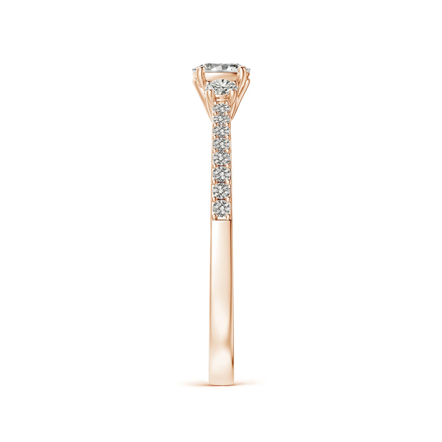 K, I3 / 0.32 CT / 14 KT Rose Gold