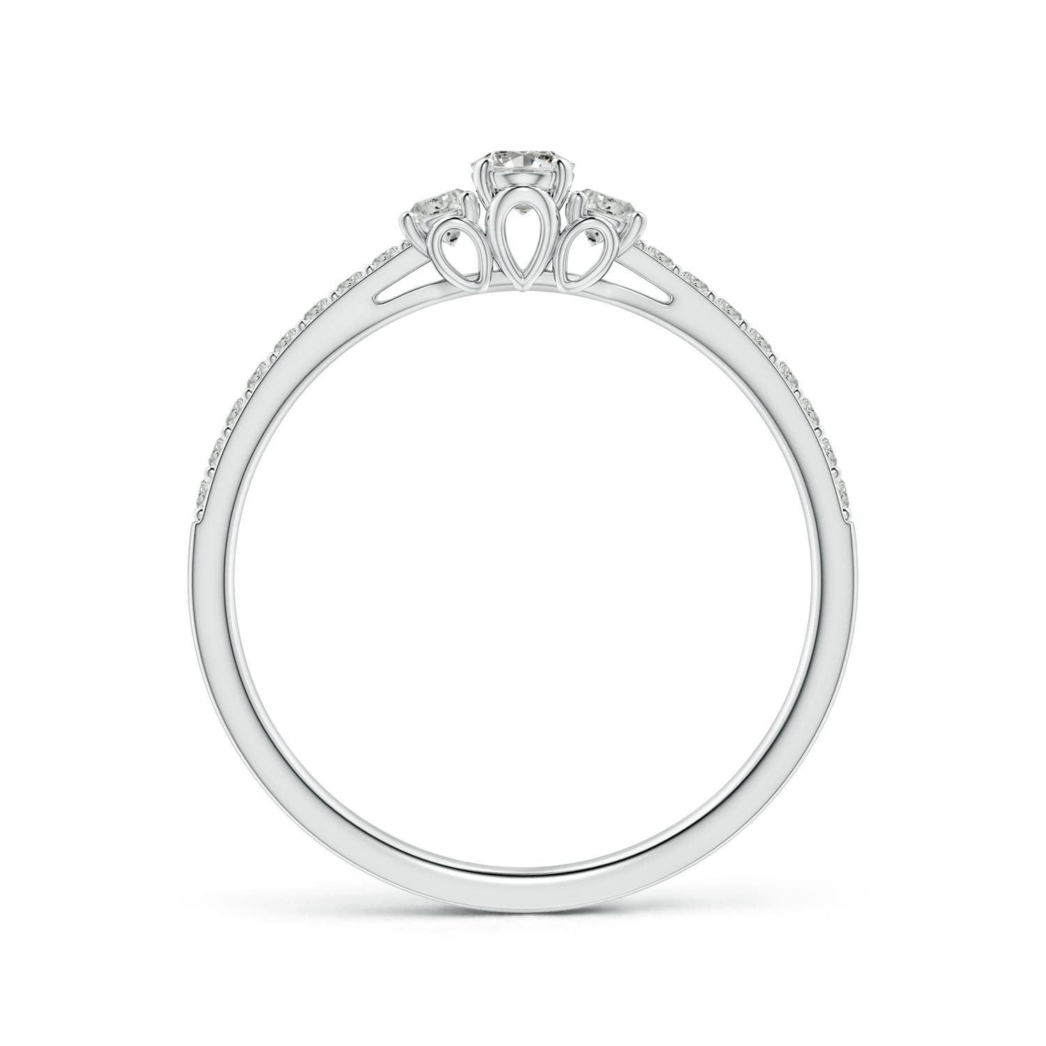 K, I3 / 0.32 CT / 14 KT White Gold