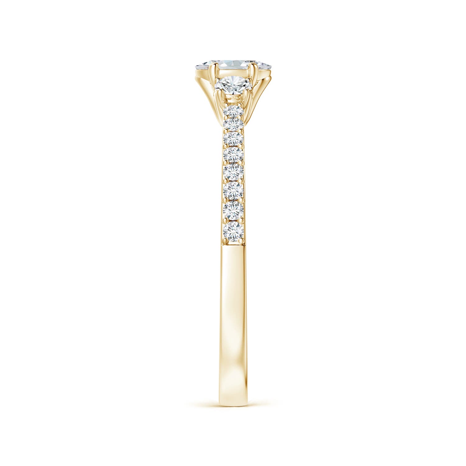 F-G, VS / 0.51 CT / 14 KT Yellow Gold