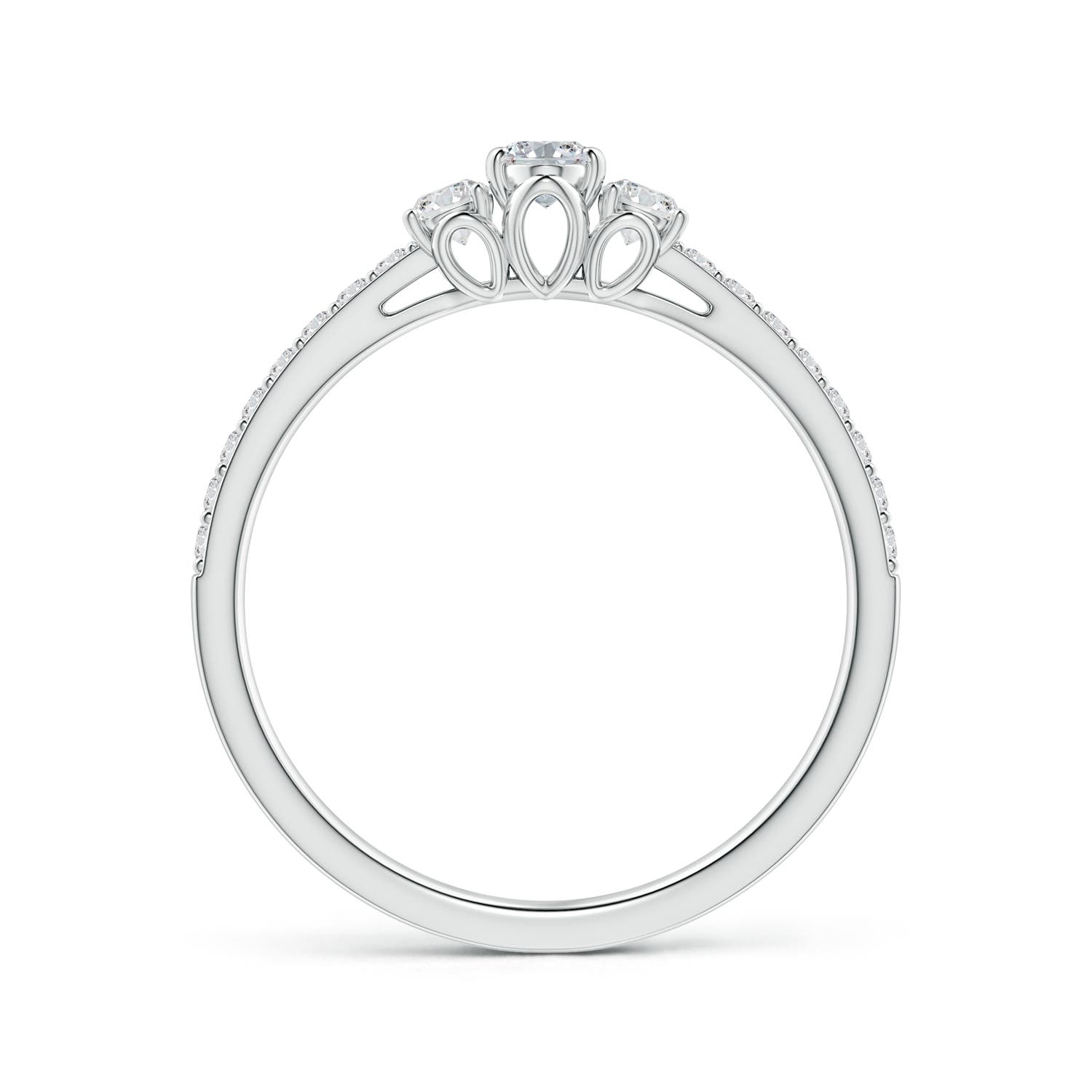 H, SI2 / 0.51 CT / 14 KT White Gold