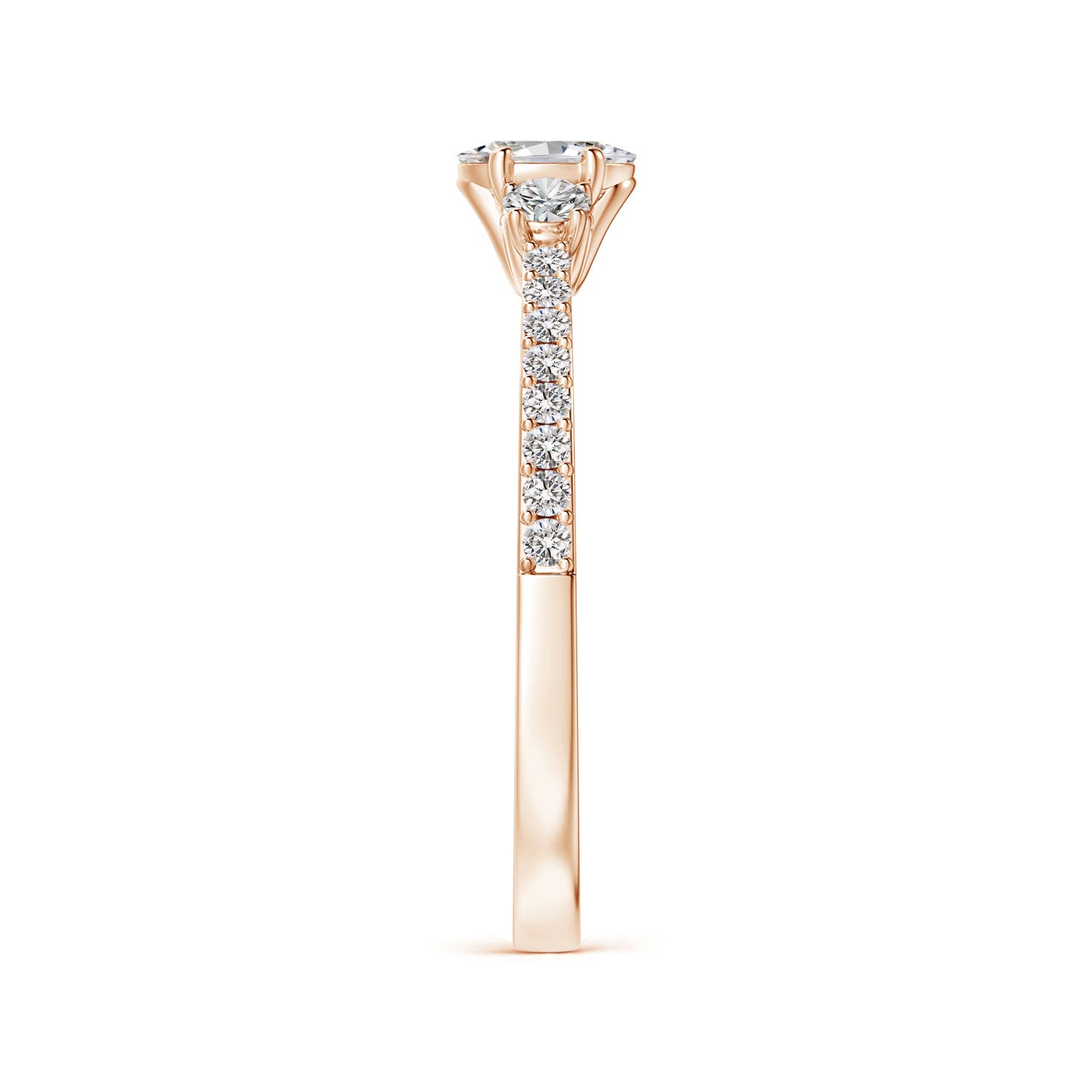 I-J, I1-I2 / 0.51 CT / 14 KT Rose Gold