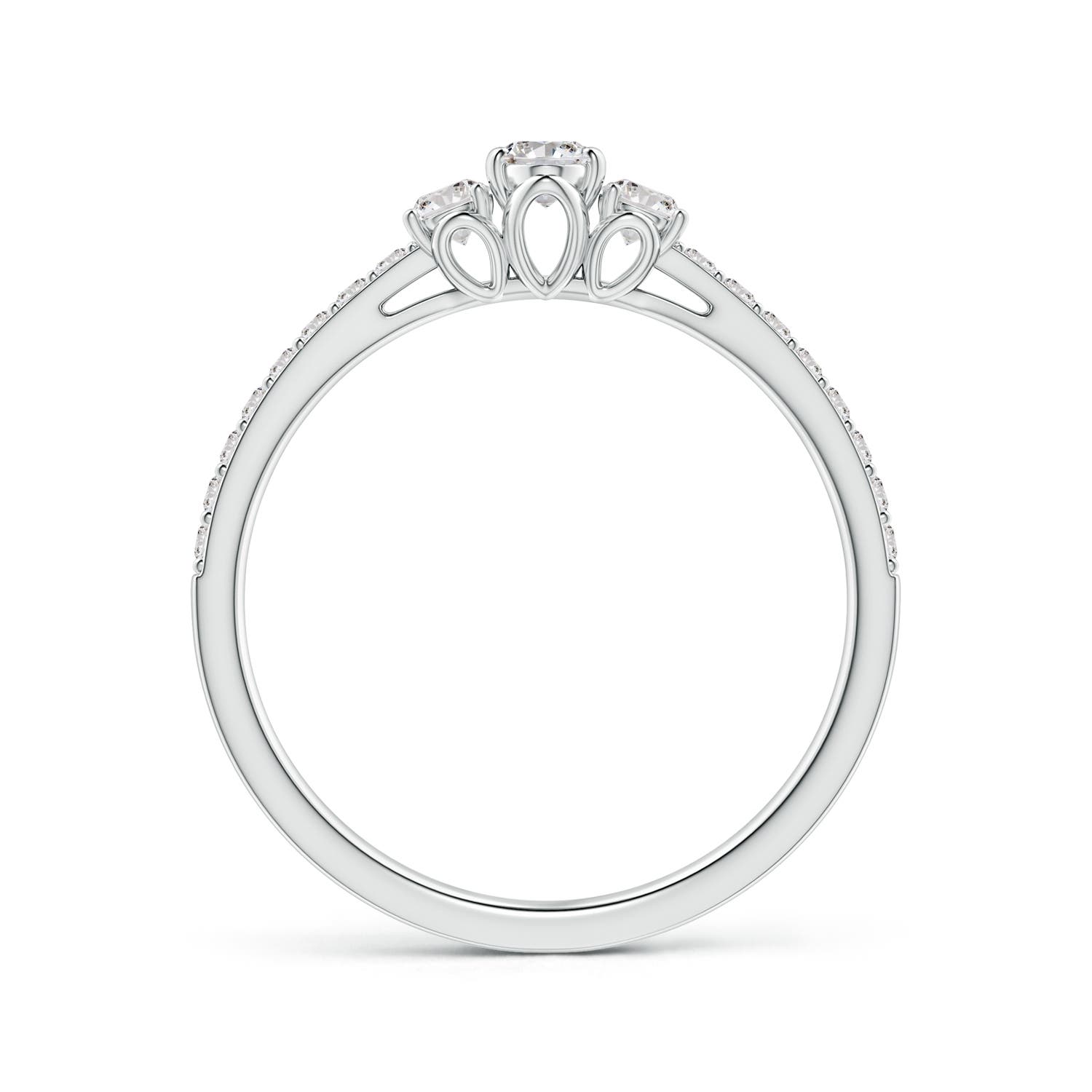 I-J, I1-I2 / 0.51 CT / 14 KT White Gold