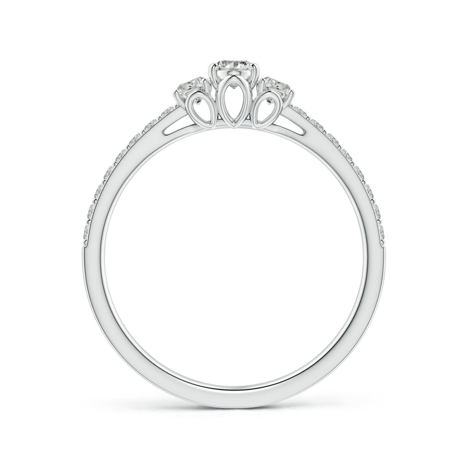 K, I3 / 0.51 CT / 14 KT White Gold