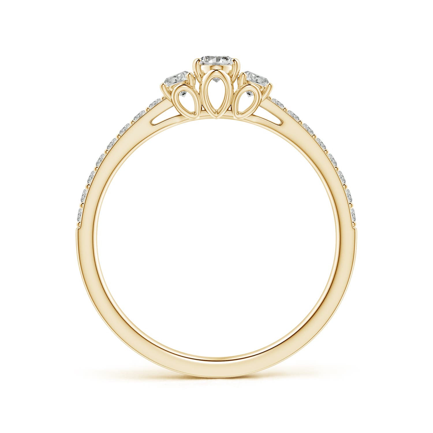 K, I3 / 0.51 CT / 14 KT Yellow Gold