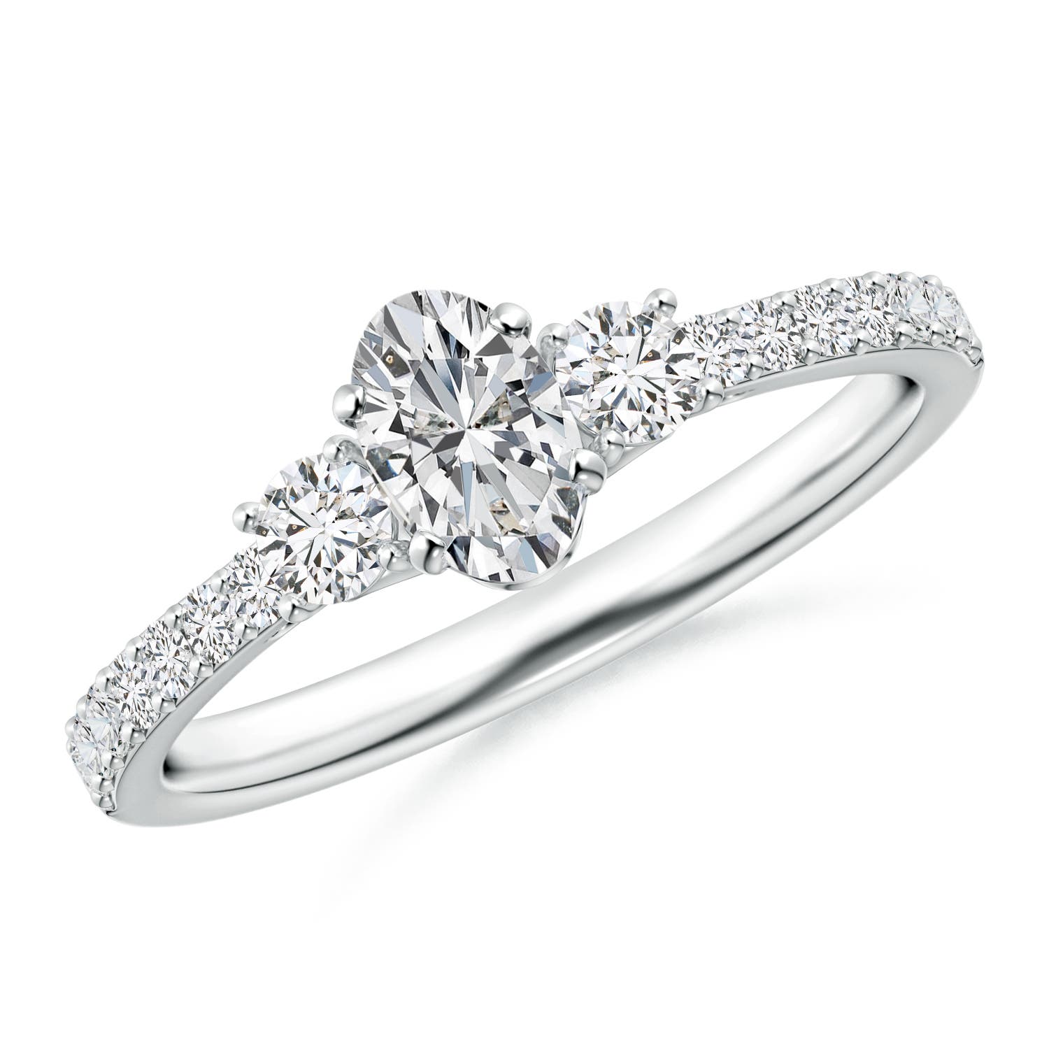 H, SI2 / 0.82 CT / 14 KT White Gold