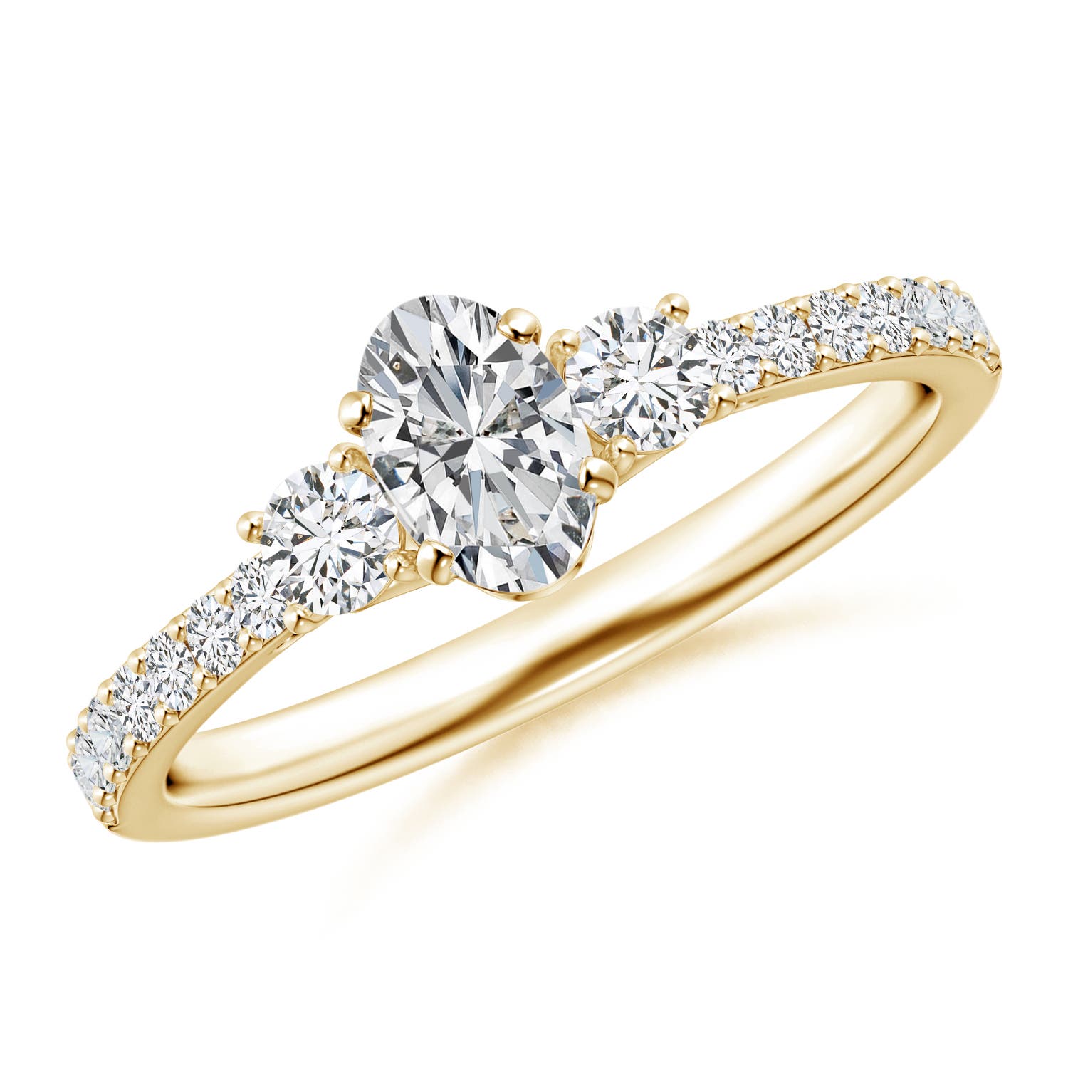 H, SI2 / 0.82 CT / 14 KT Yellow Gold