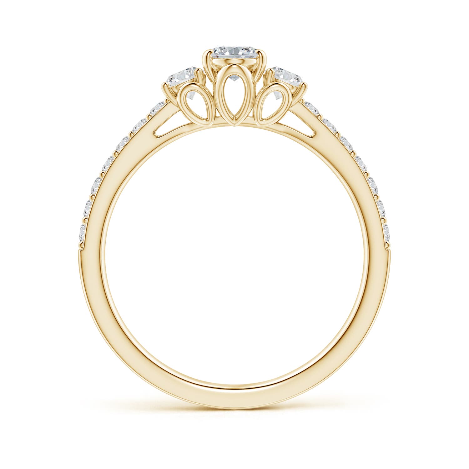 H, SI2 / 0.82 CT / 14 KT Yellow Gold