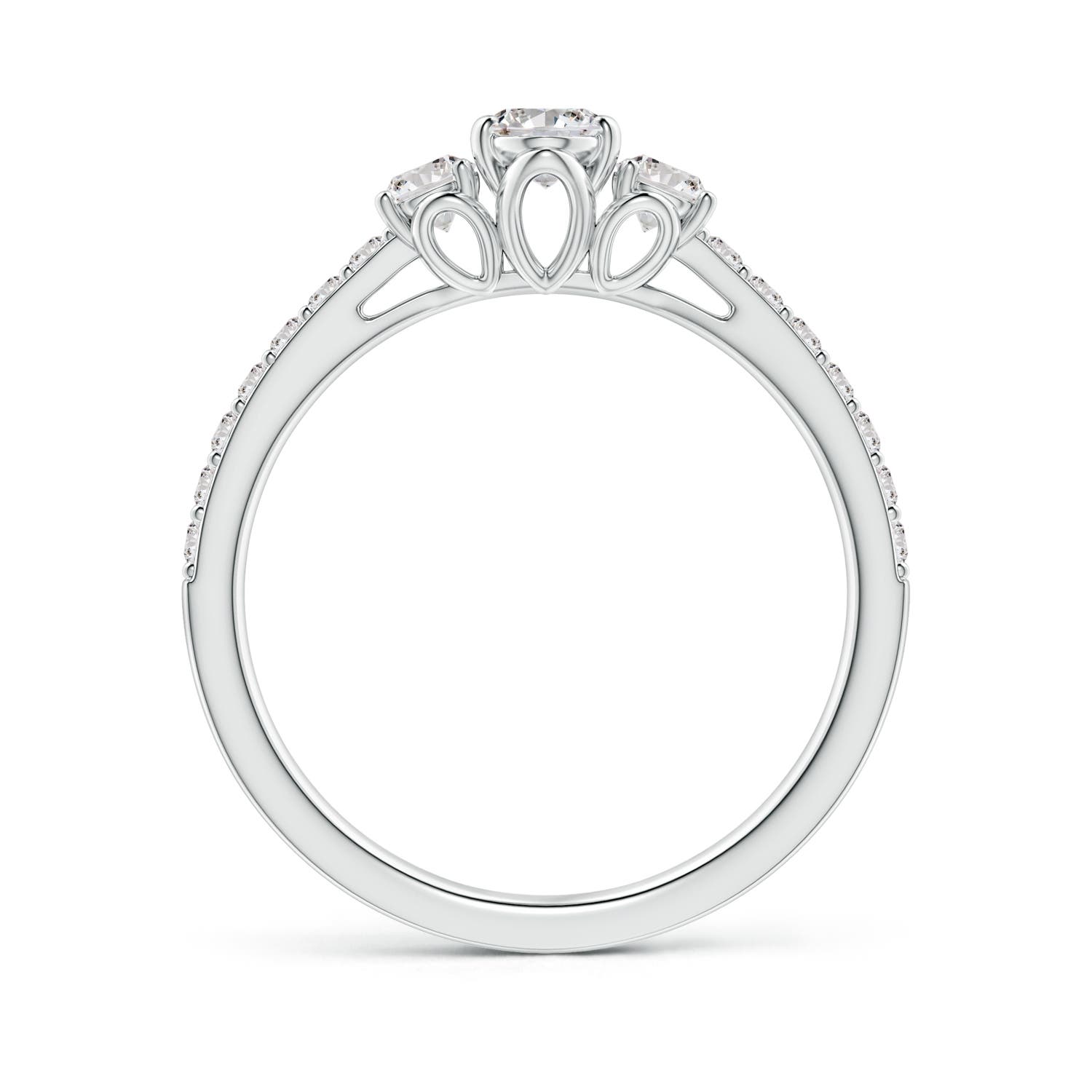 I-J, I1-I2 / 0.82 CT / 14 KT White Gold