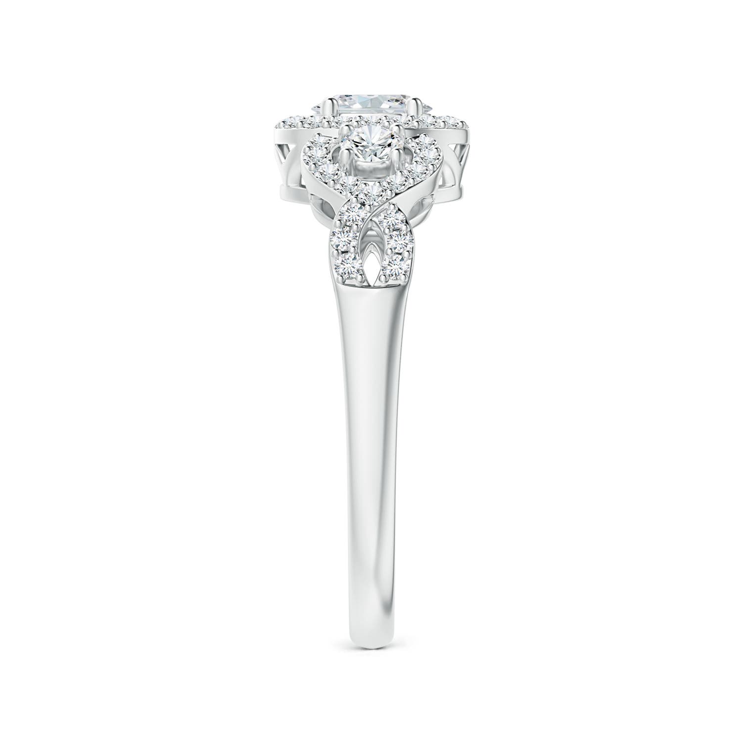 F-G, VS / 0.62 CT / 14 KT White Gold