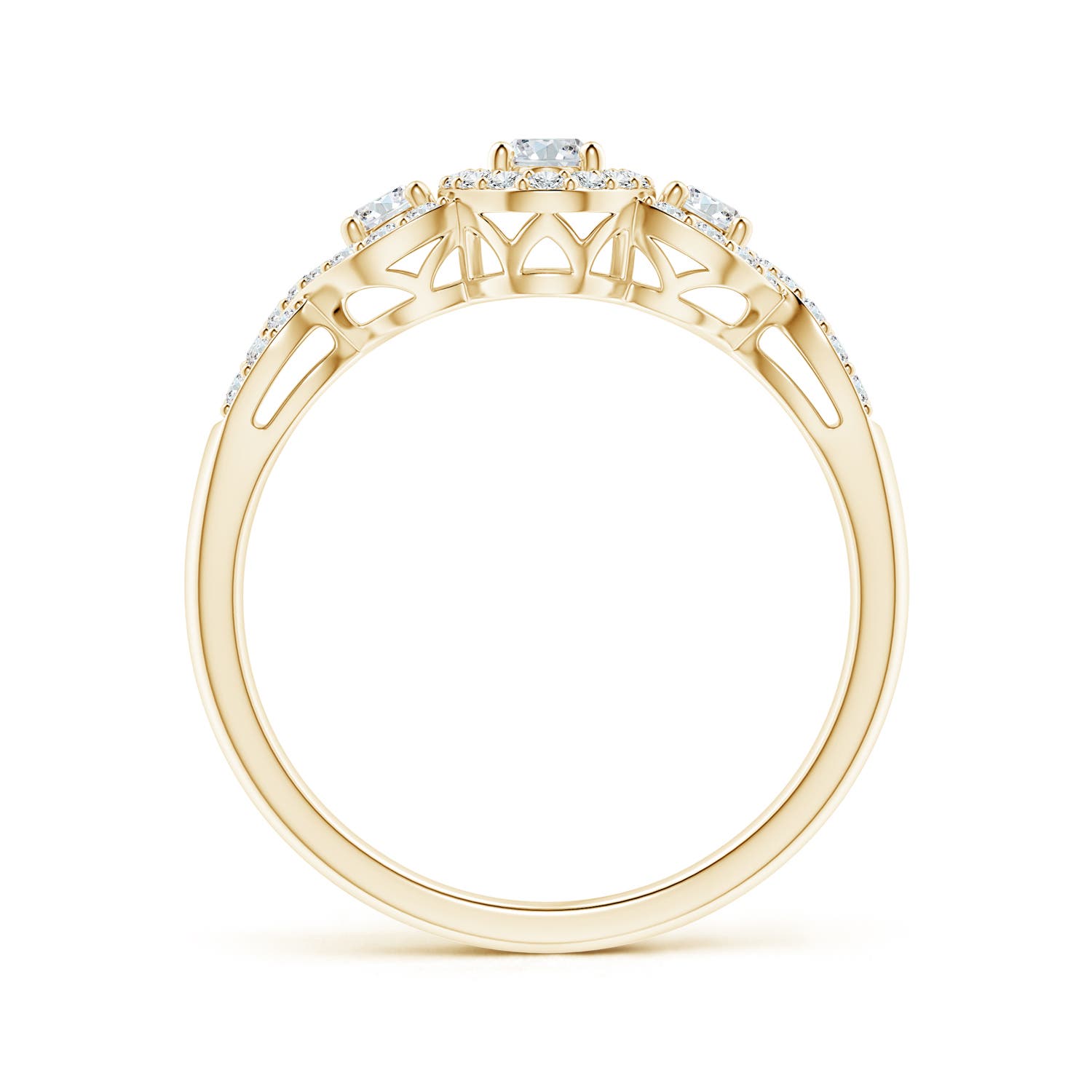 F-G, VS / 0.62 CT / 14 KT Yellow Gold