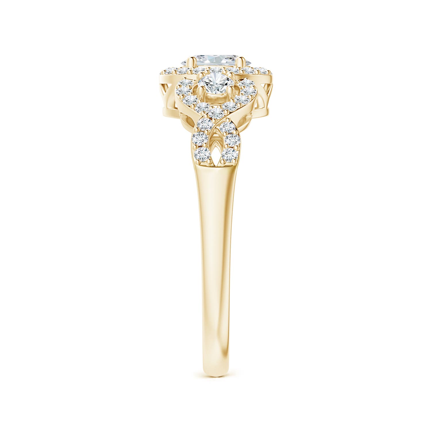 F-G, VS / 0.62 CT / 14 KT Yellow Gold