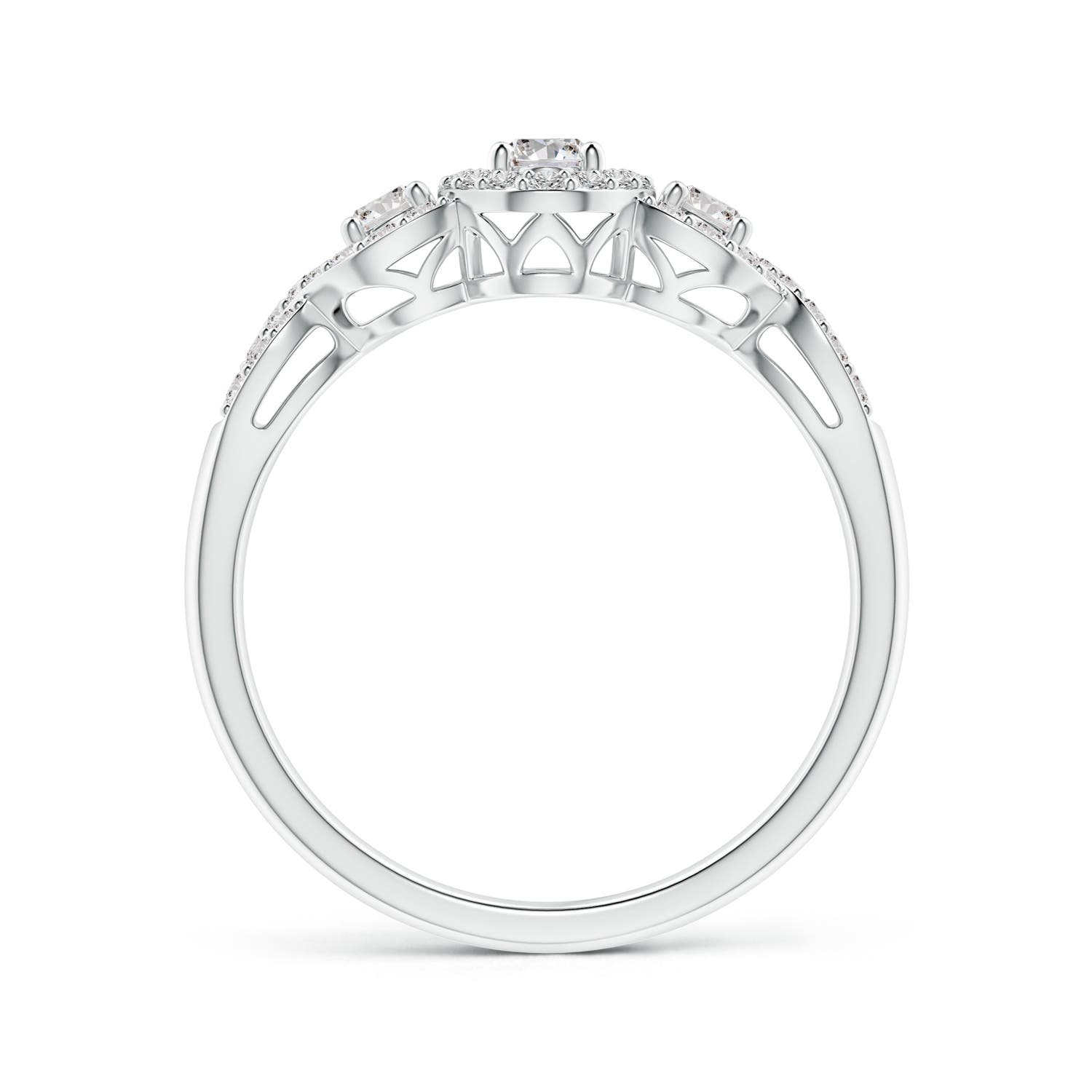 I-J, I1-I2 / 0.62 CT / 14 KT White Gold