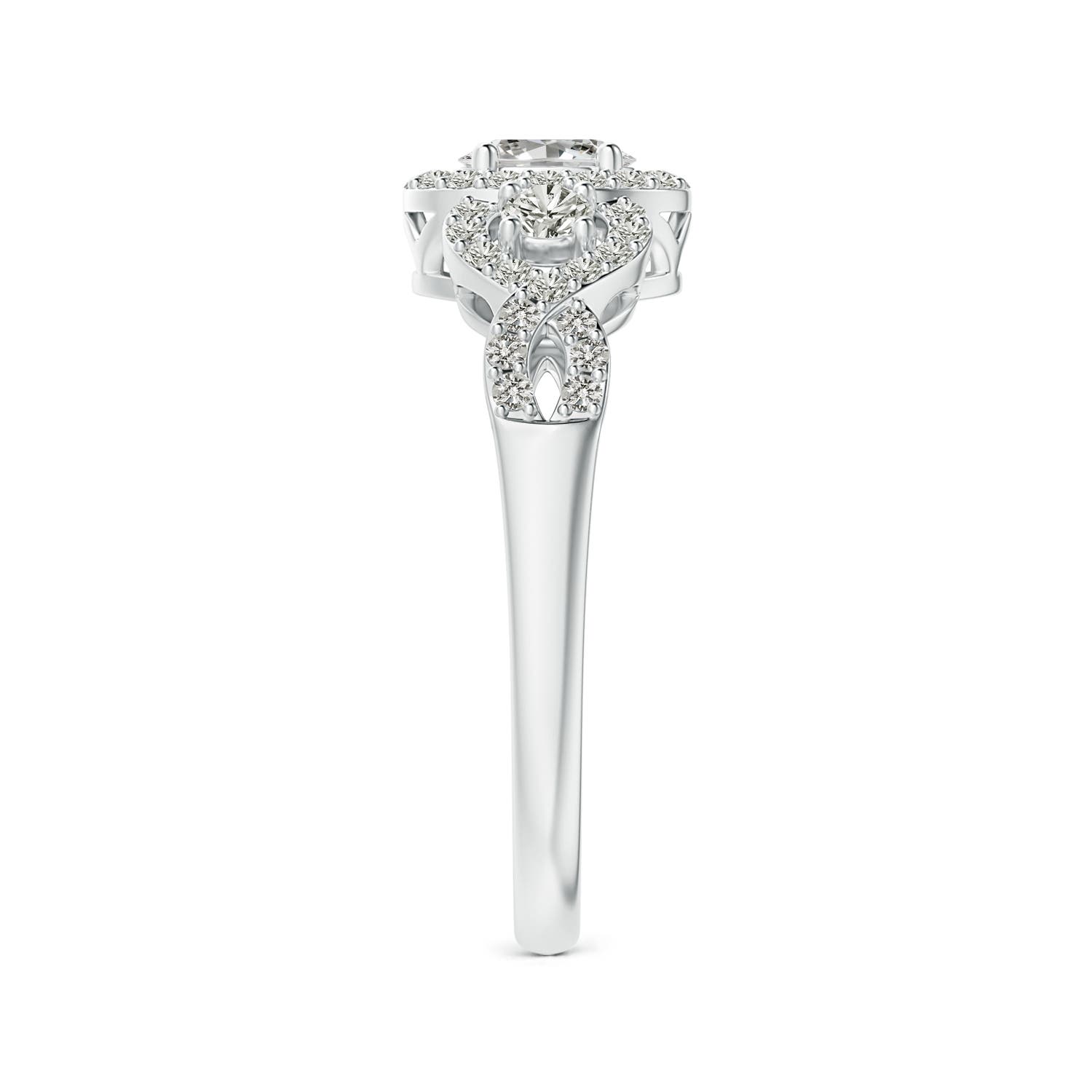 K, I3 / 0.62 CT / 14 KT White Gold