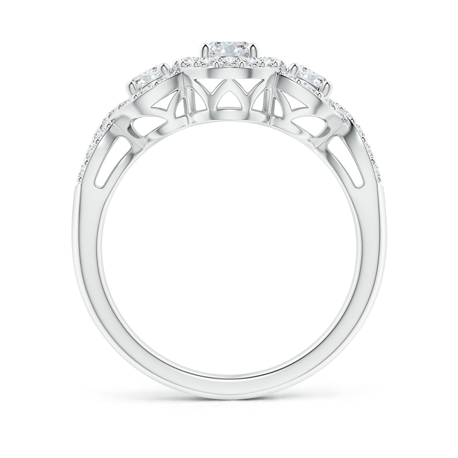 F-G, VS / 0.99 CT / 14 KT White Gold