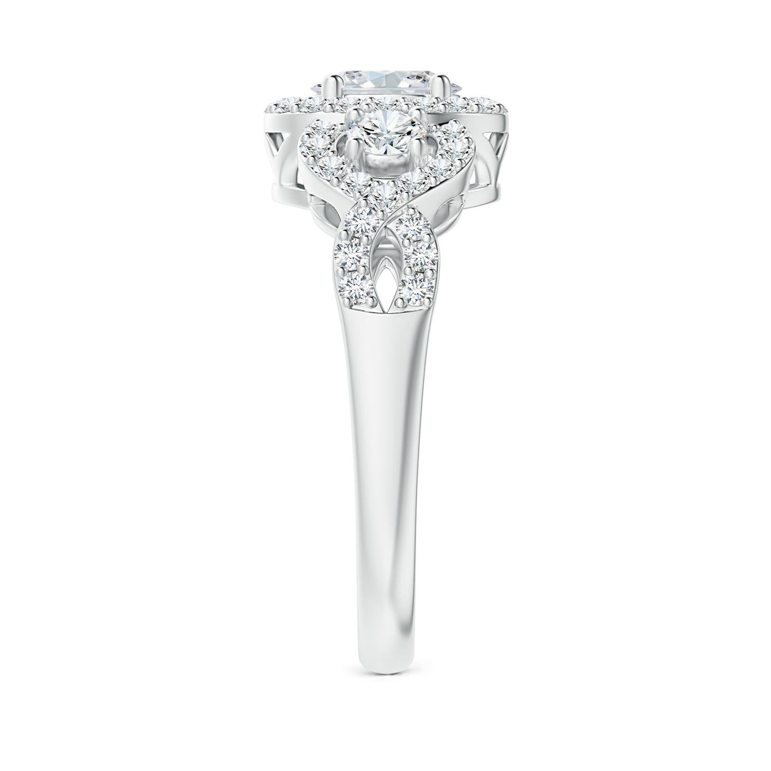 F-G, VS / 0.99 CT / 14 KT White Gold